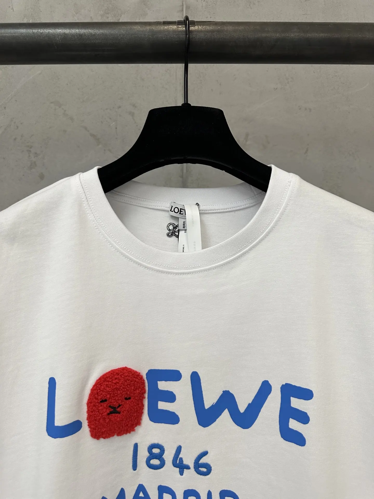 Embroidered Logo Cotton T-Shirt D18018983 — view 5