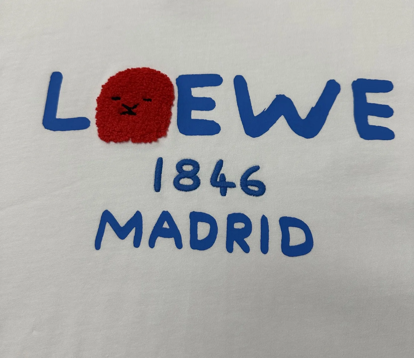 Embroidered Logo Cotton T-Shirt D18018983 — view 6