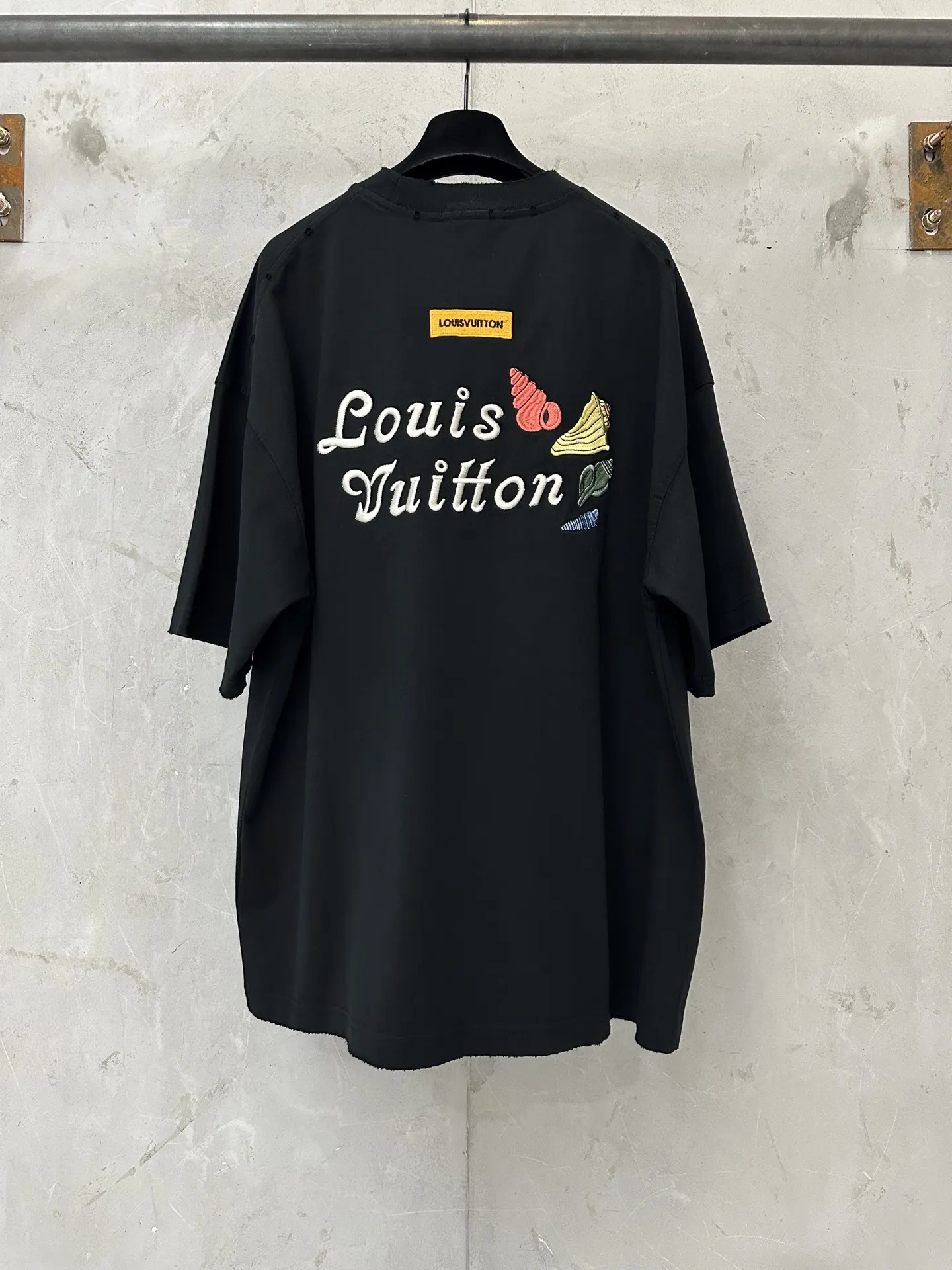 Embroidered Logo Heavyweight Cotton T-Shirt D18011961 — view 2