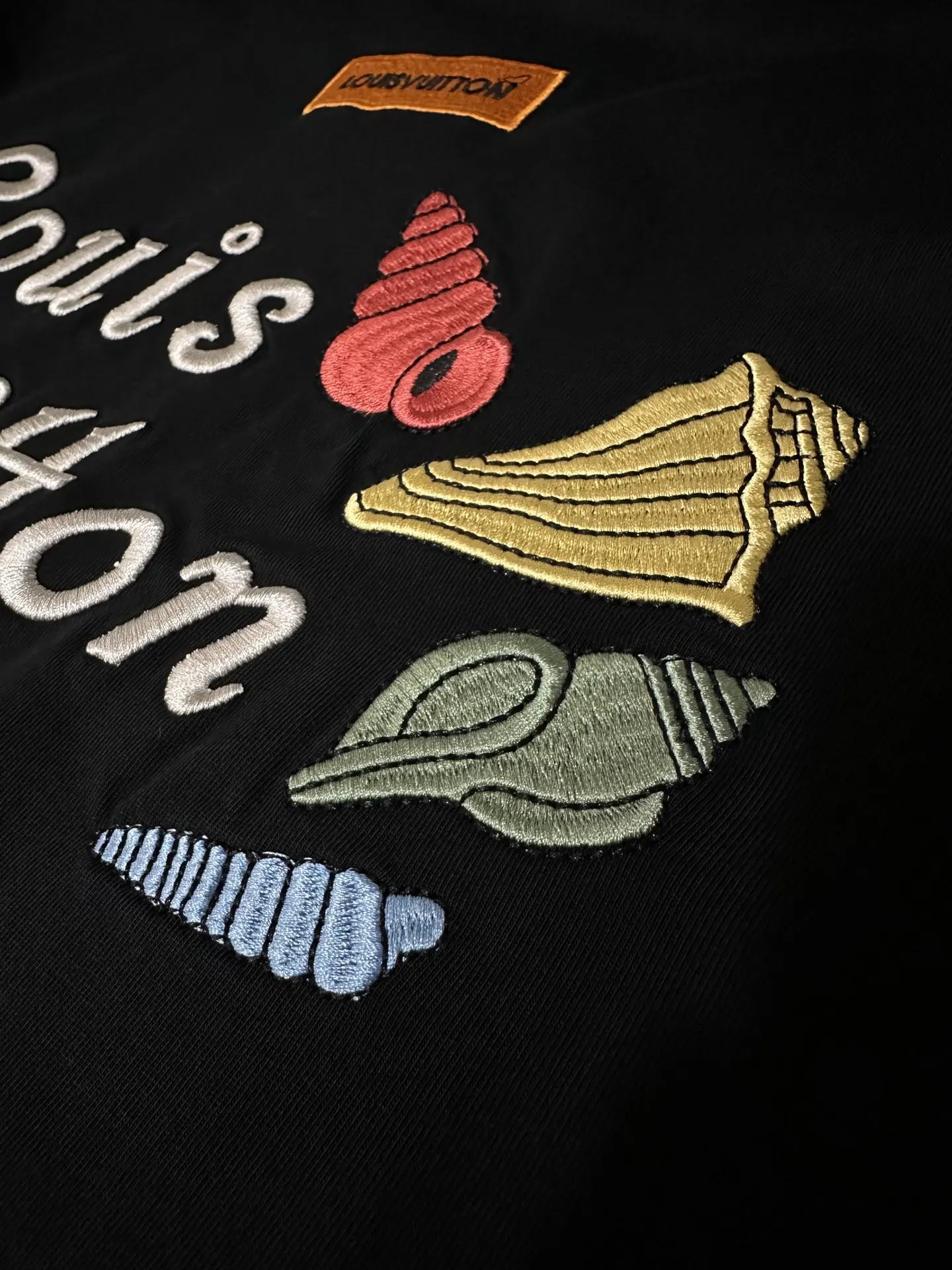 Embroidered Logo Heavyweight Cotton T-Shirt D18011961 — view 7