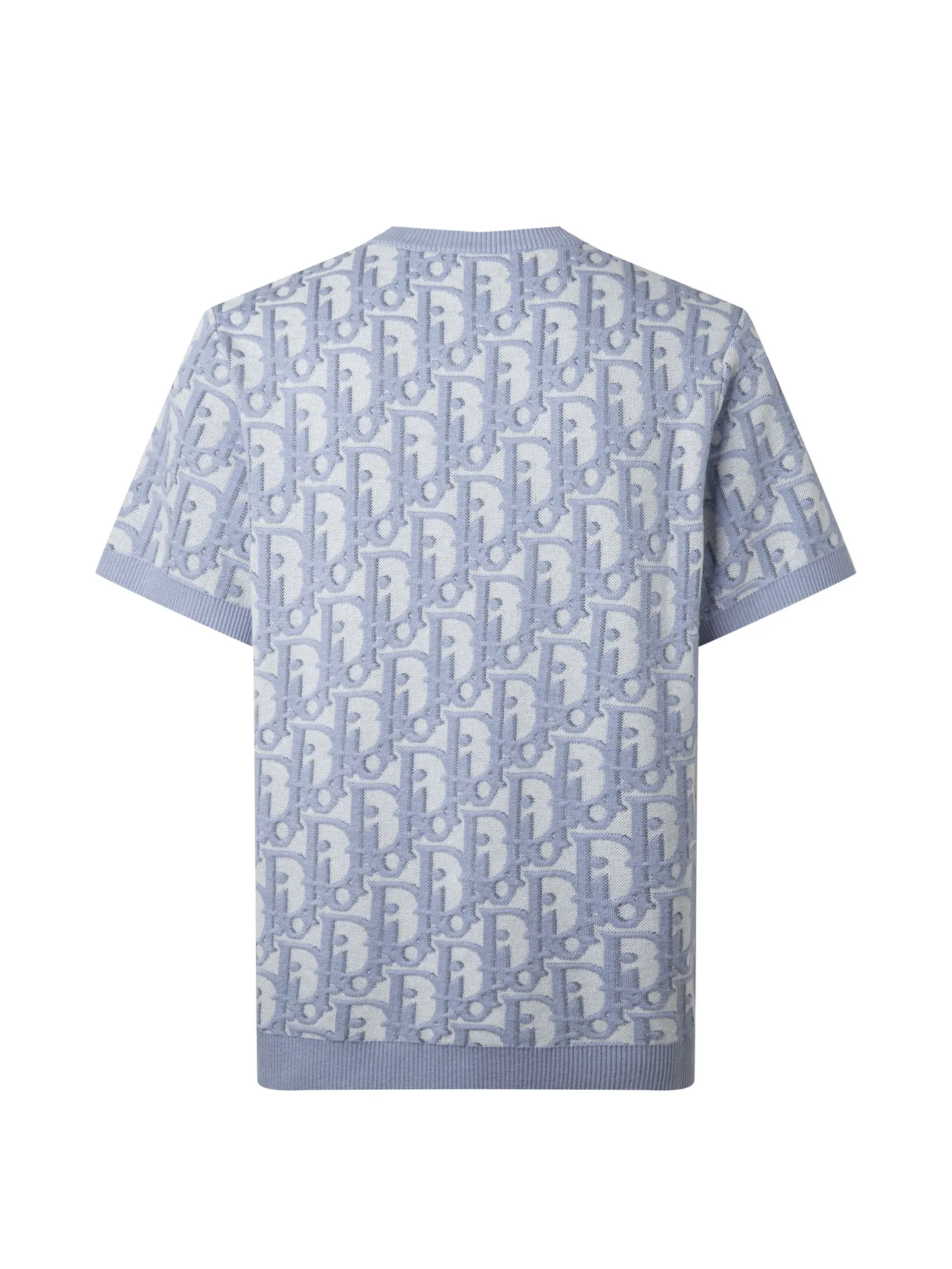 Oblique Jacquard Wool-Blend Knit T-Shirt D18016197 — view 2
