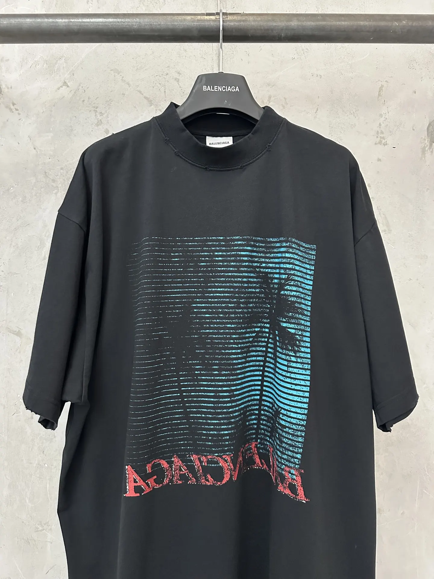 Palm Tree Graphic Oversized T-Shirt D18511610 — view 3