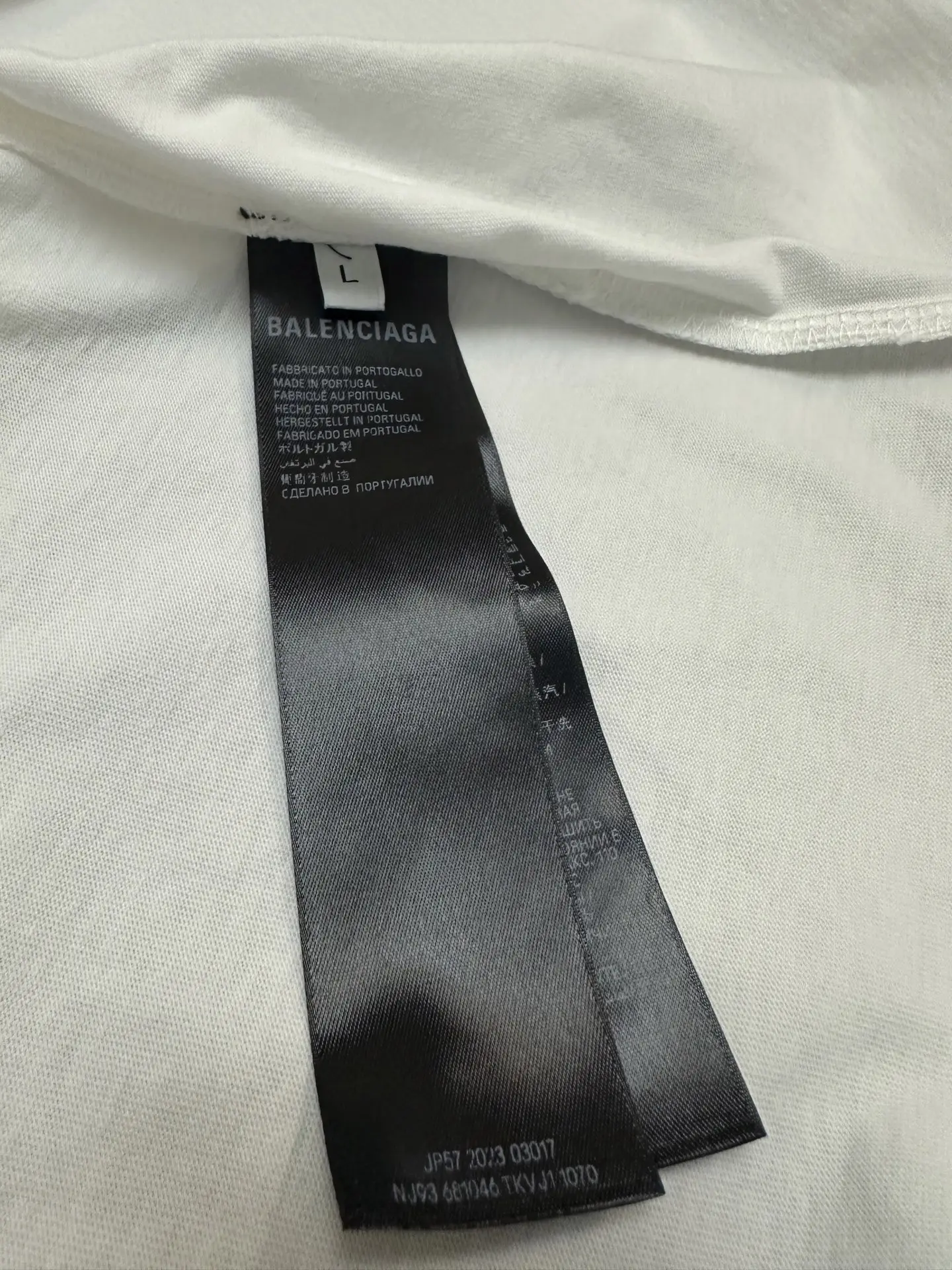 Reflective Logo Oversized T-Shirt D18511590 — view 9