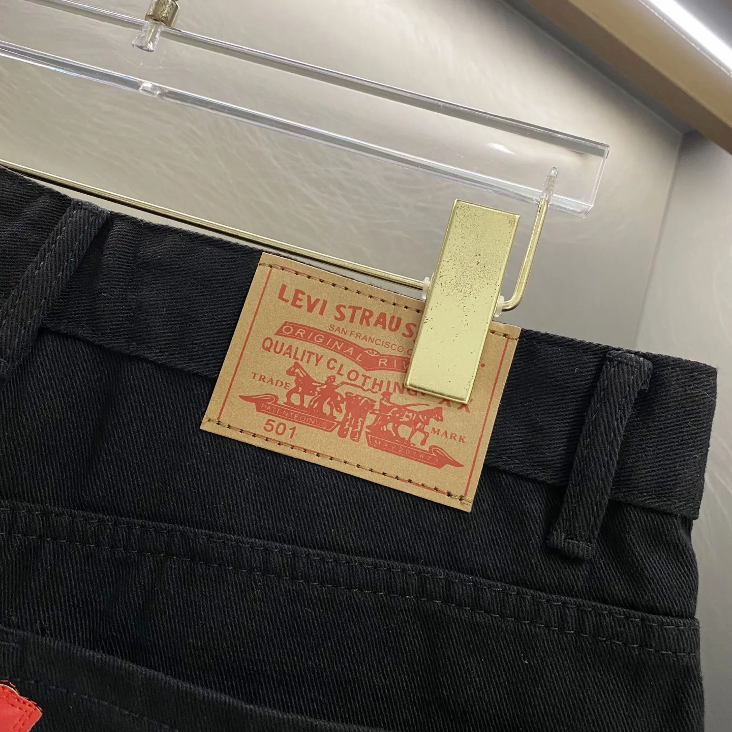 Chrome Hearts Cross Patch Straight-Leg Jeans D18519612 — view 5