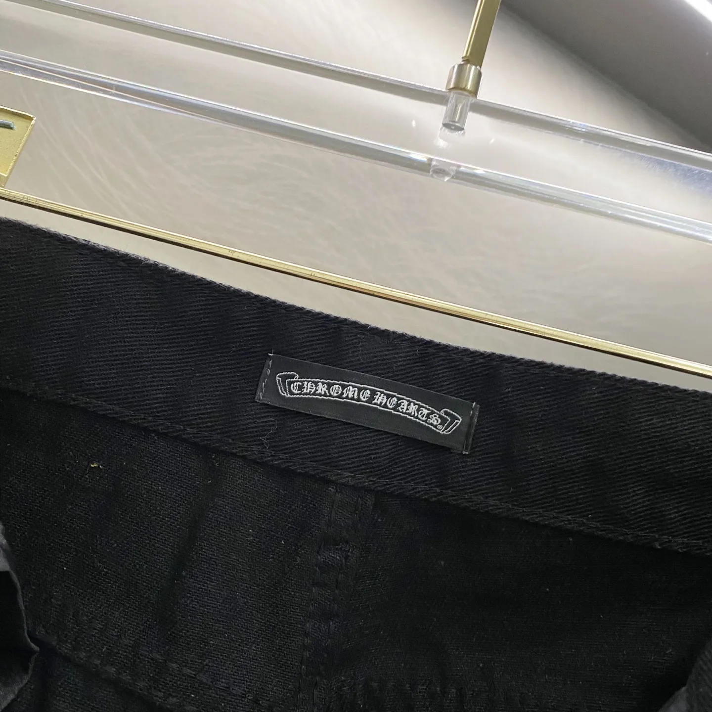Chrome Hearts Cross Patch Straight-Leg Jeans D18519612 — view 11