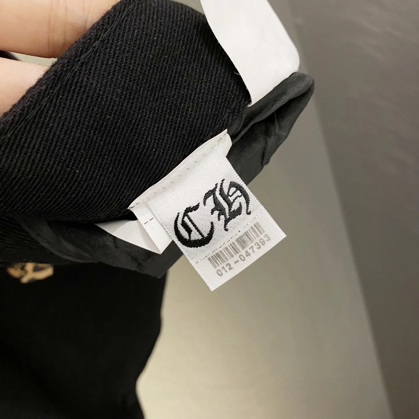 Chrome Hearts Cross Patch Straight-Leg Jeans D18519612 — view 12