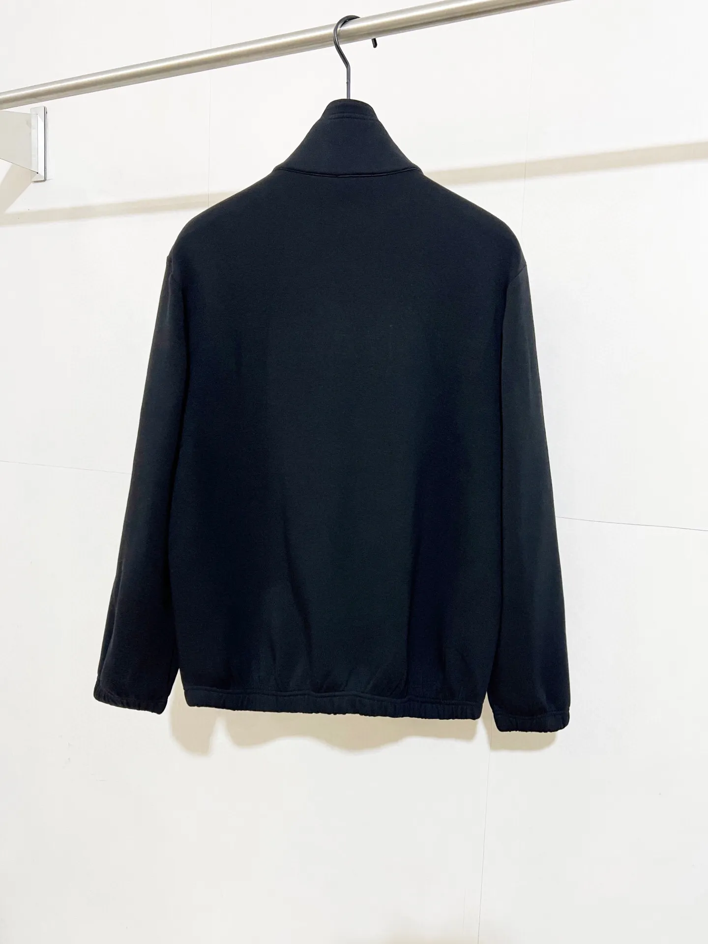 Logo-Patch Half-Zip Cotton-Blend Sweatshirt D18516500 — view 2