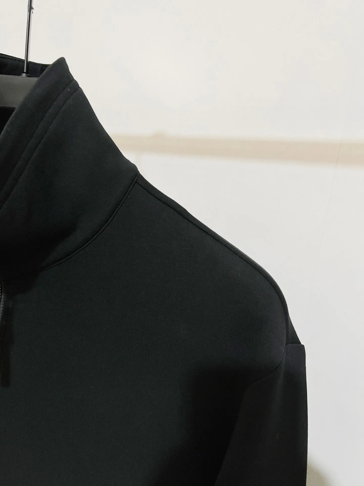 Logo-Patch Half-Zip Cotton-Blend Sweatshirt D18516500 — view 9