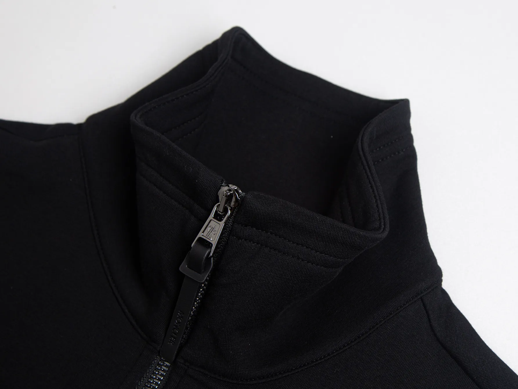 Logo-Patch Half-Zip Cotton-Blend Sweatshirt D18516486 — view 3