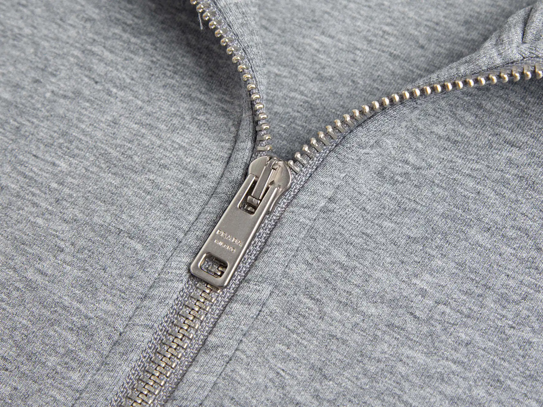 Logo-Badge Half-Zip Cotton-Blend Sweatshirt D18516462 — view 4