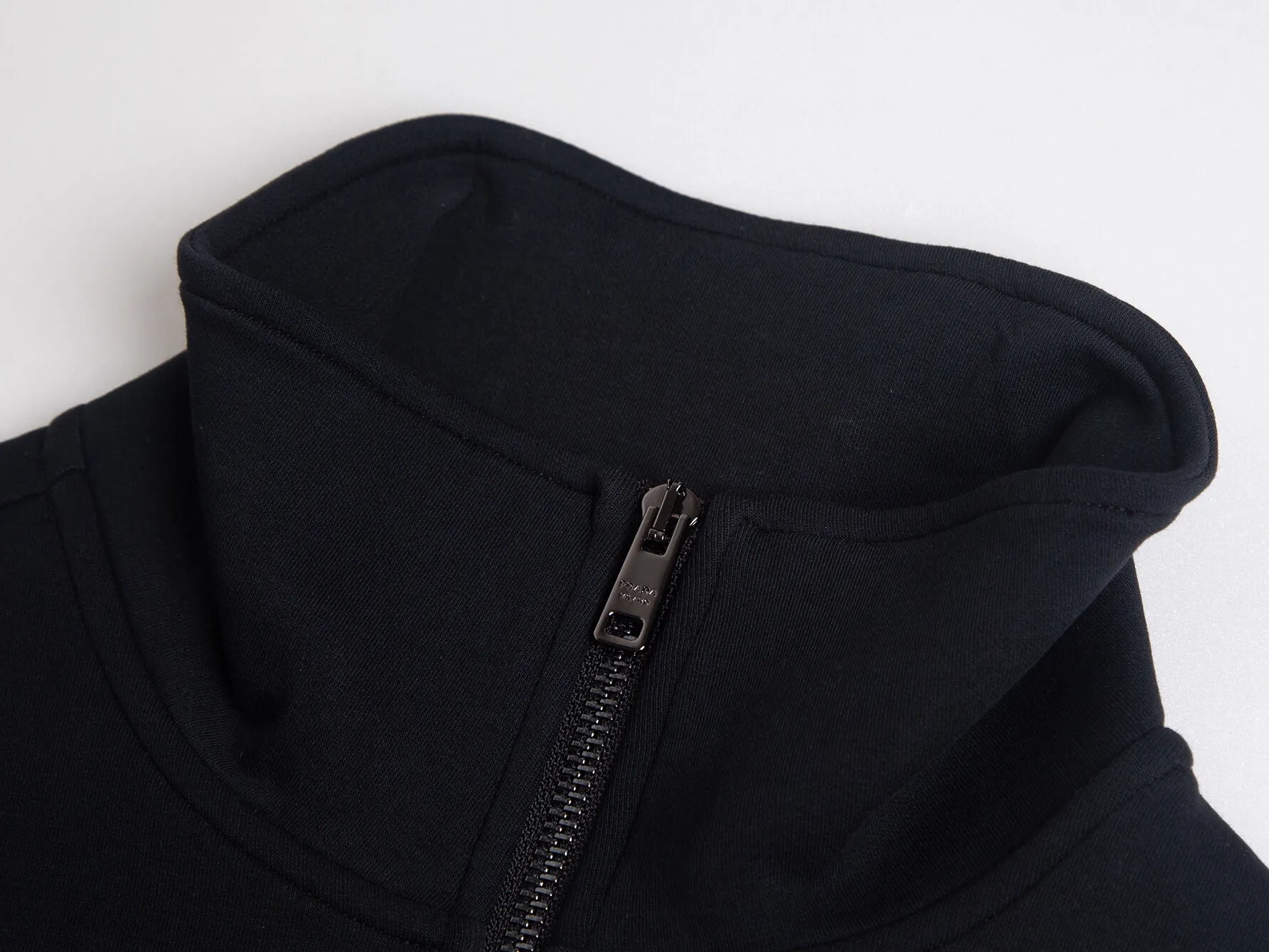 Logo-Badge Half-Zip Cotton Sweatshirt D18516461 — view 5