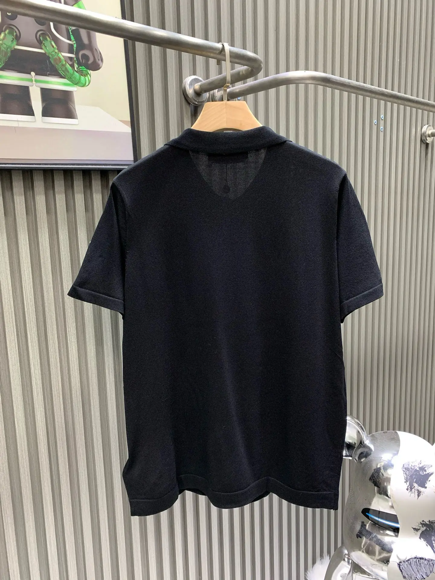 Embroidered Logo Knit Polo Shirt D18514522 — view 2