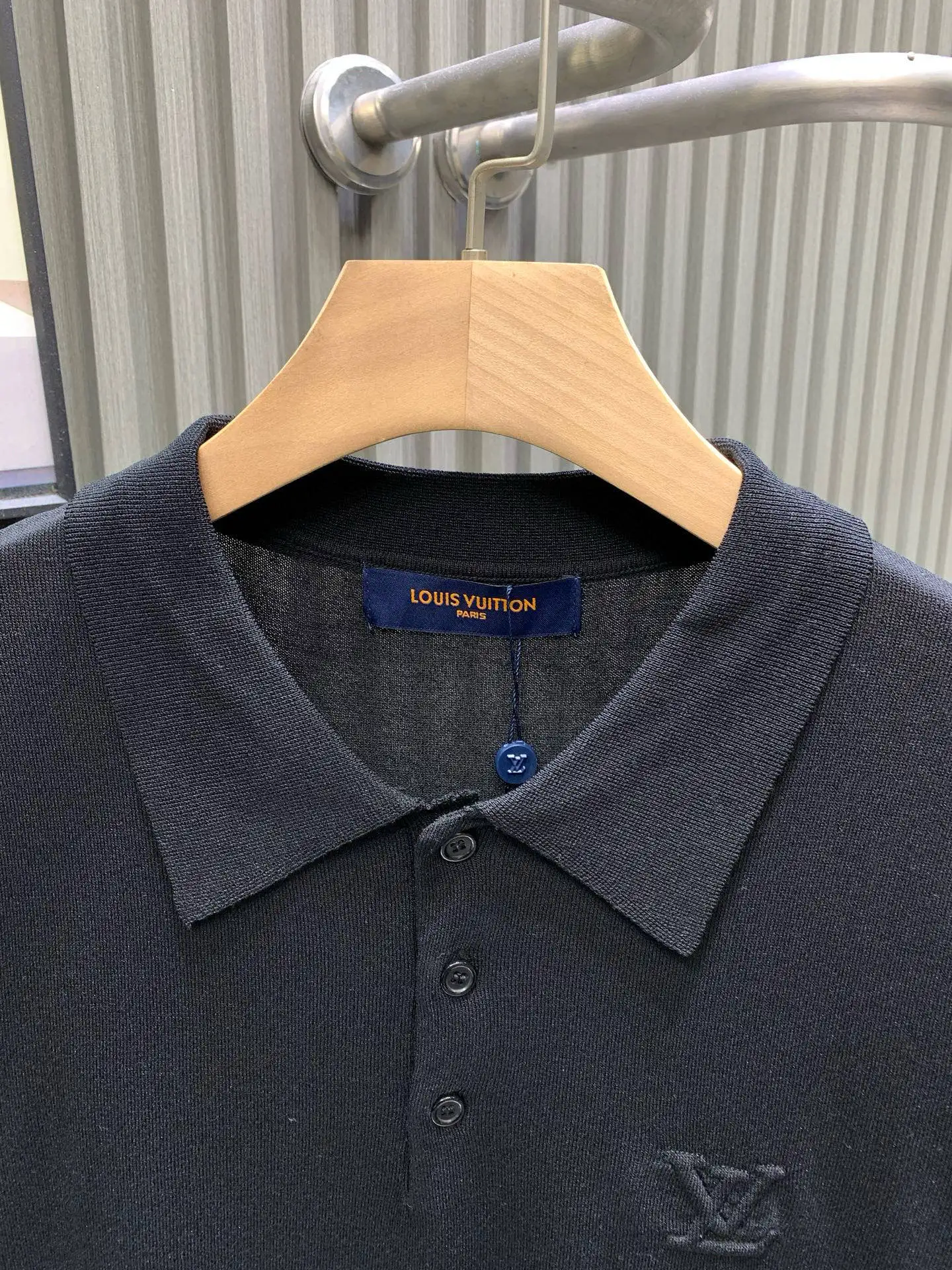 Embroidered Logo Knit Polo Shirt D18514522 — view 3