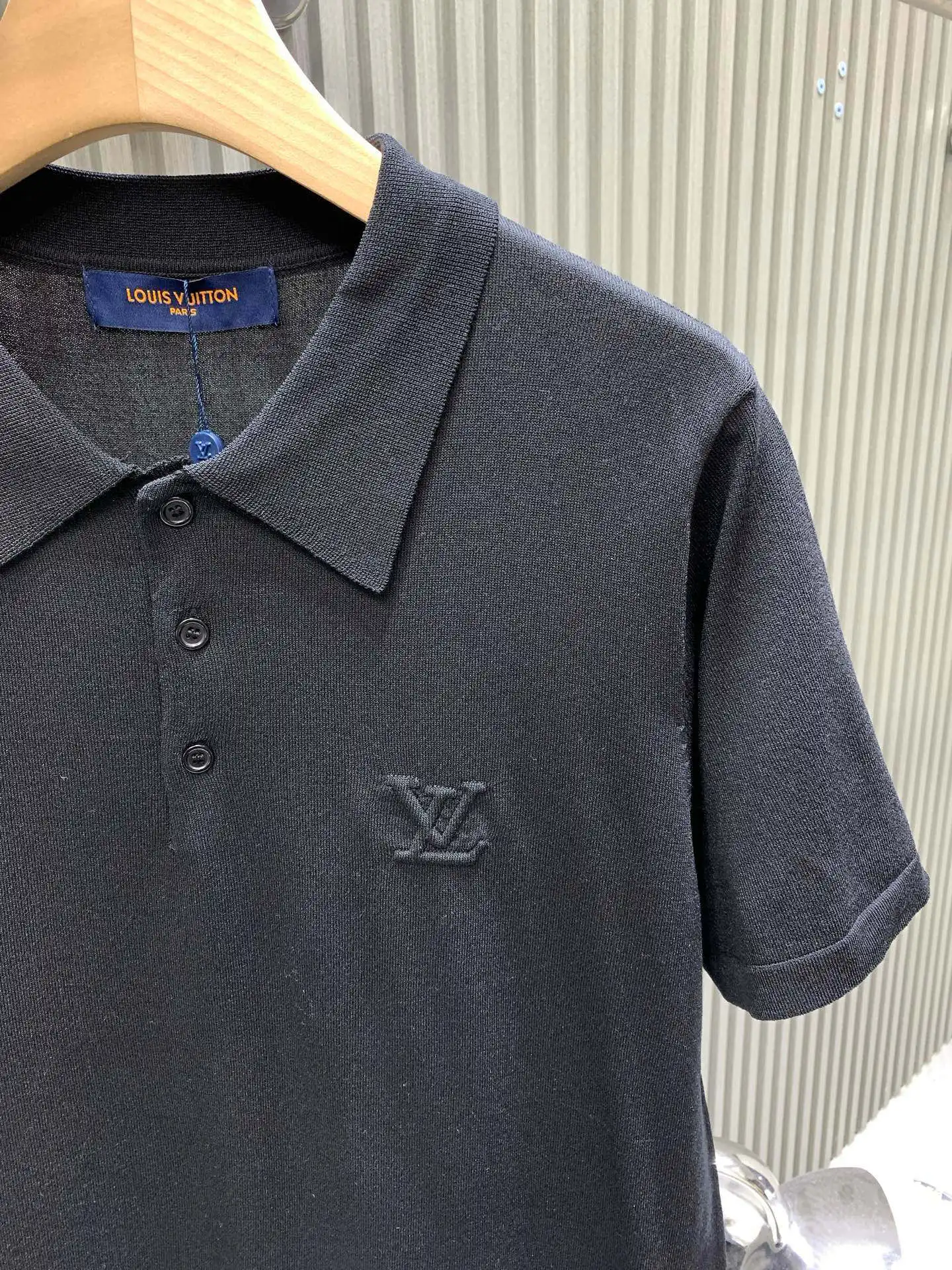 Embroidered Logo Knit Polo Shirt D18514522 — view 6
