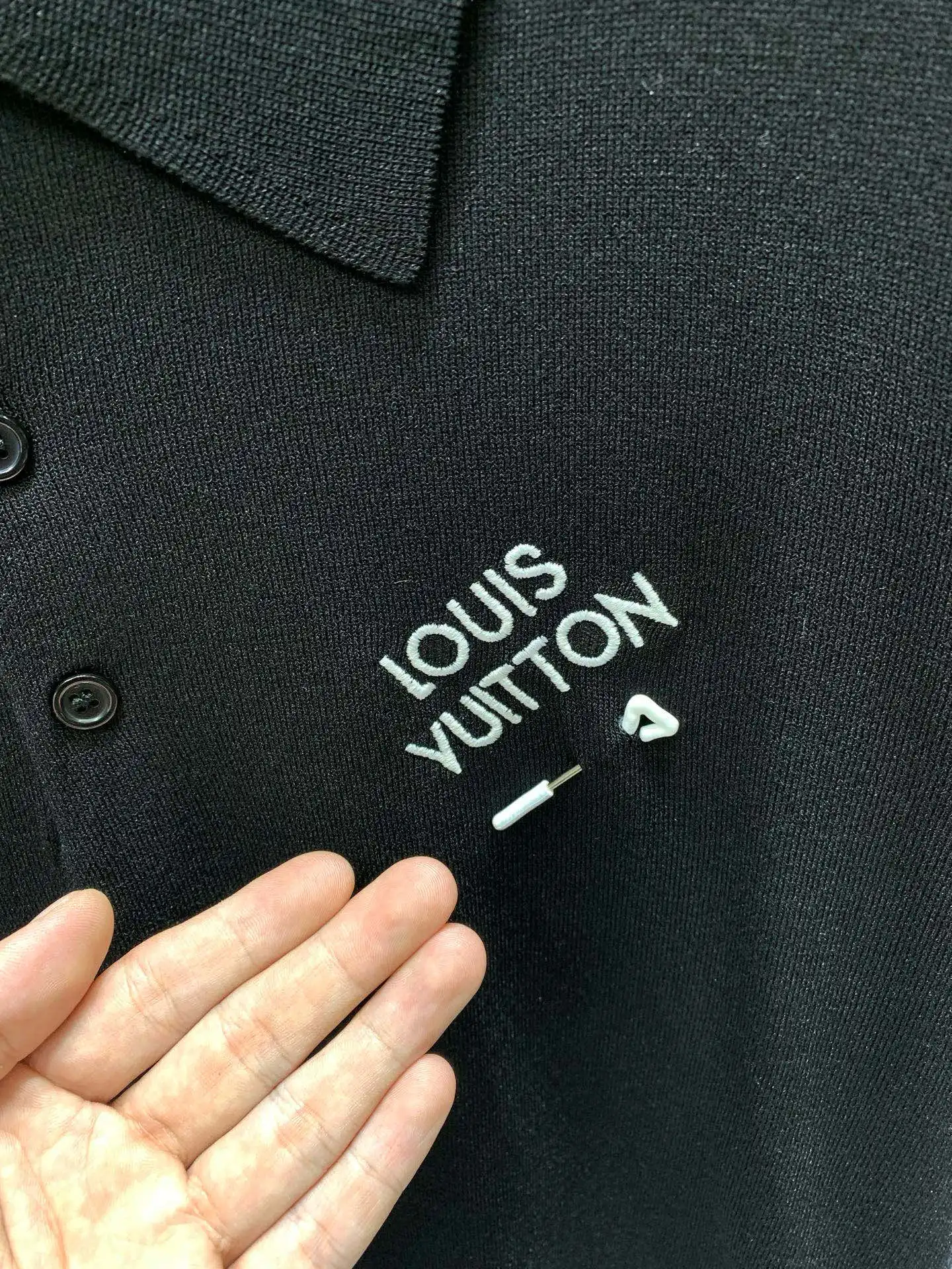 Embroidered Logo Cotton-Pique Polo Shirt D18514526 — view 8