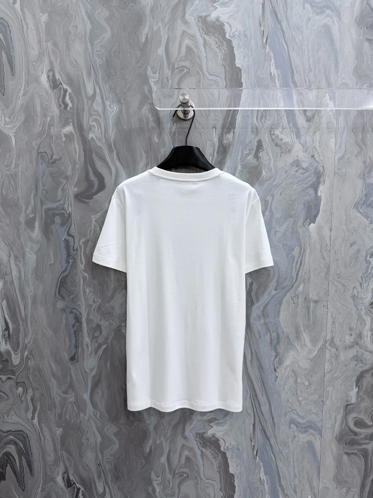 Cotton and Silk-Blend Jersey T-Shirt D18519202 — view 2