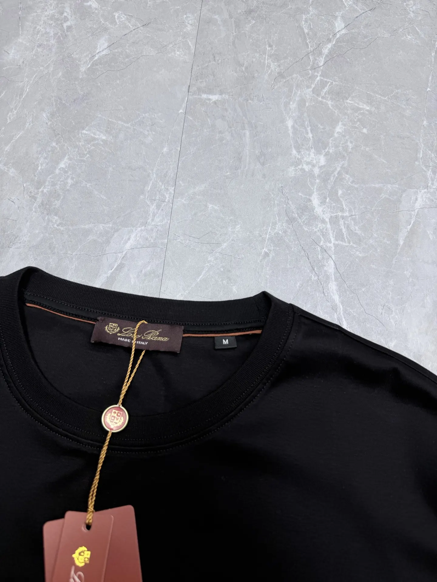 Cotton and Silk-Blend Jersey T-Shirt D18519201 — view 4