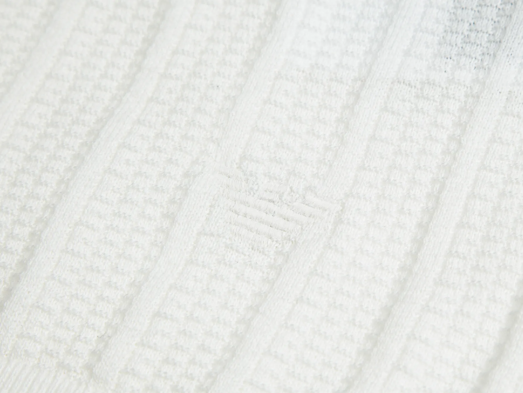 Half-Zip Ribbed Wool-Blend Polo Shirt D19011459 — view 5