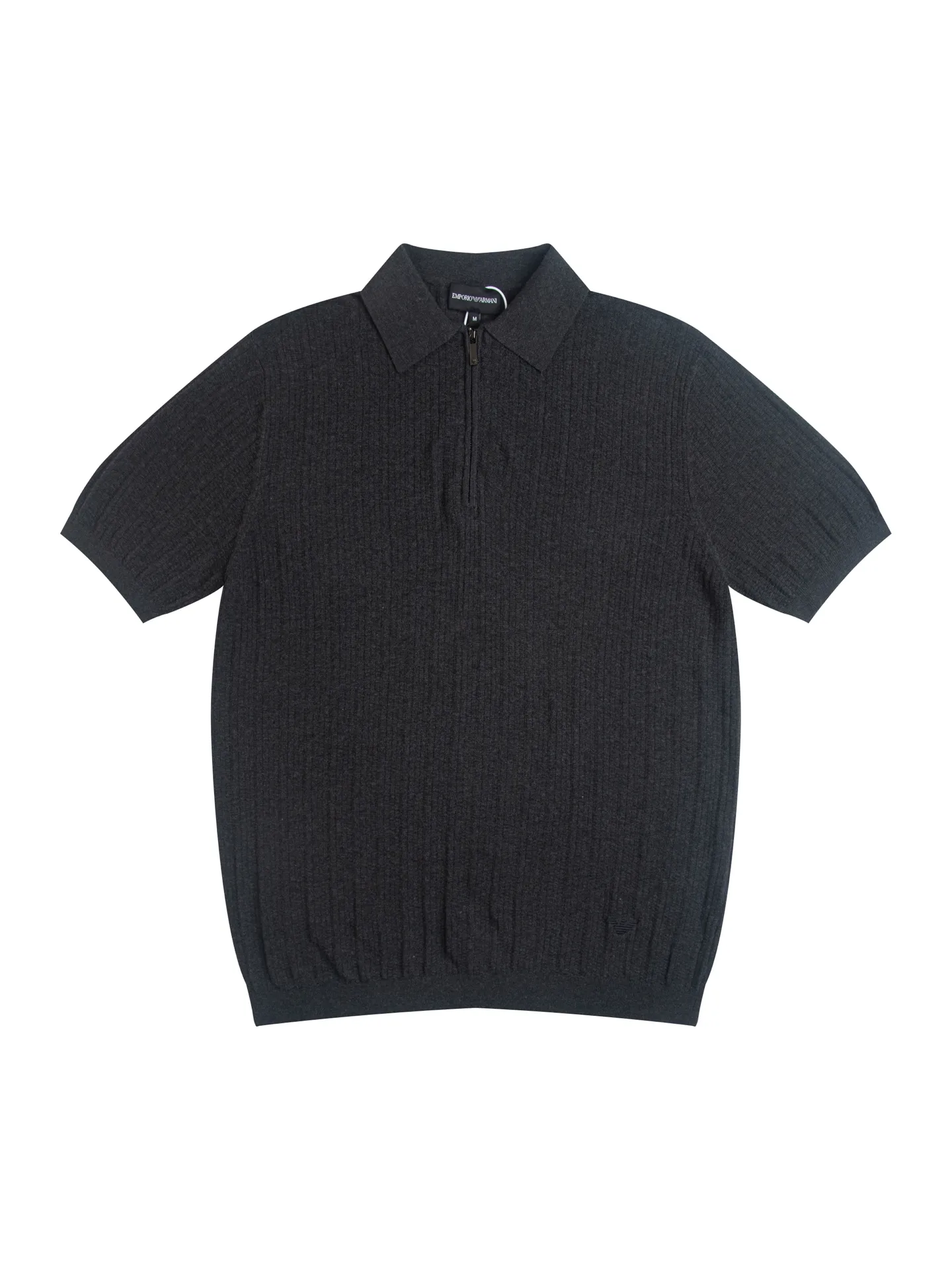 Emporio Armani Half-Zip Wool-Blend Polo Shirt D19011460