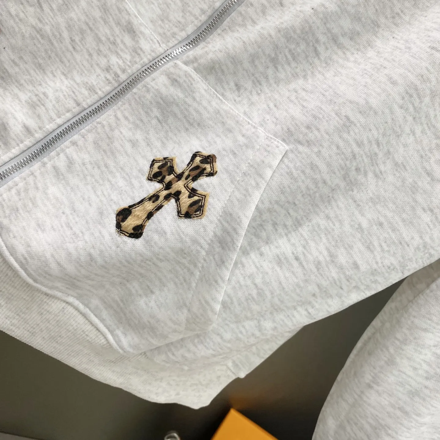 Chrome Hearts Embroidered Cross Zip-Up Hoodie D19019616 — view 11