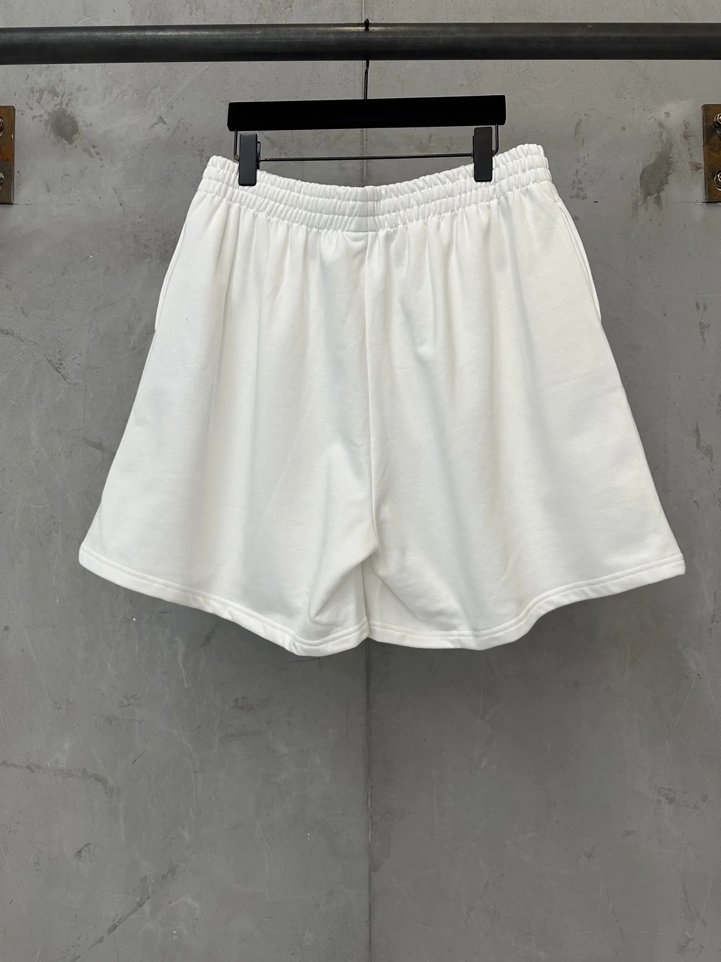 Embroidered Logo Cotton Jersey Shorts D19011749 — view 2