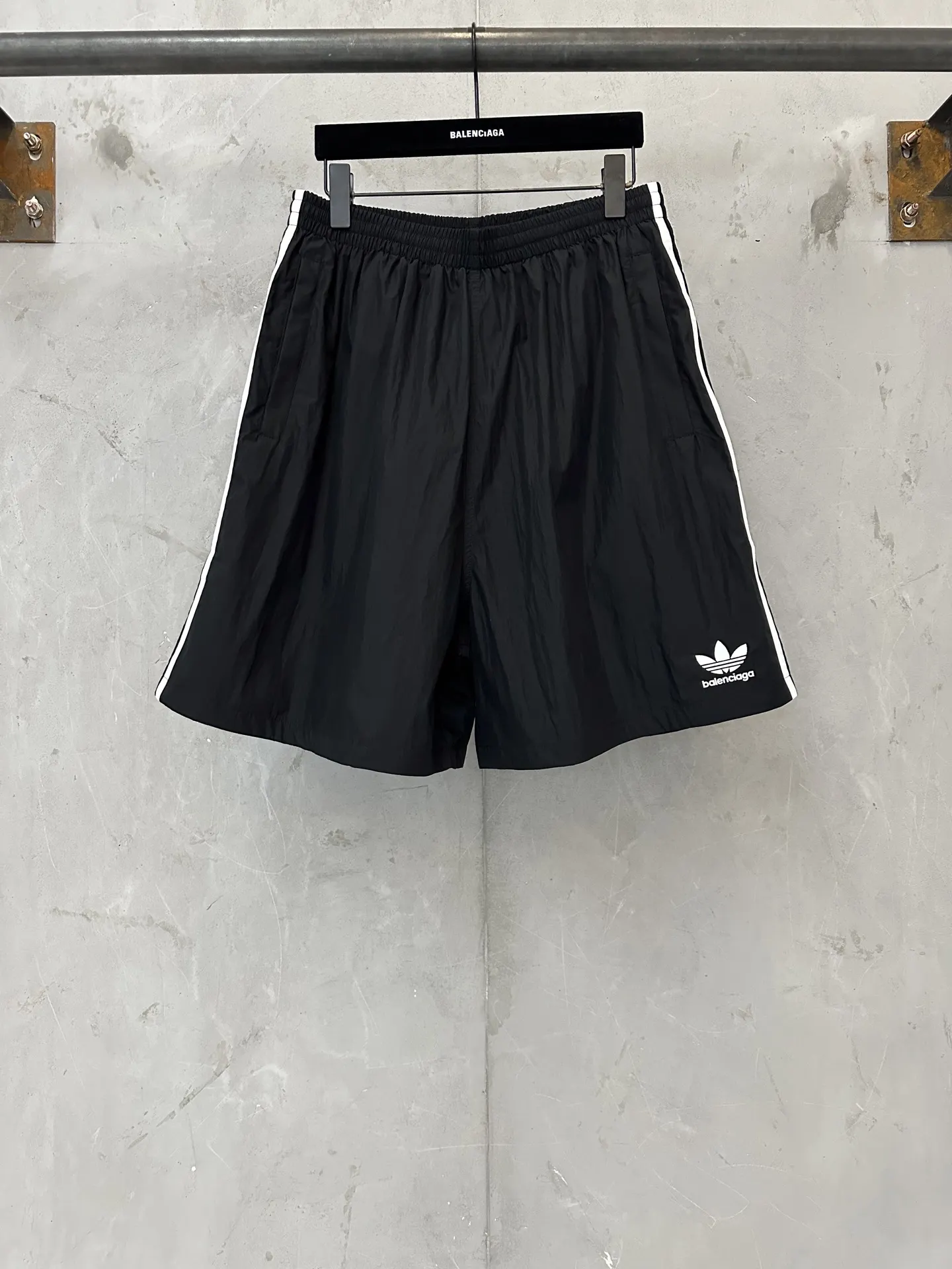 Balenciaga x Adidas Striped Shell Shorts D19011952