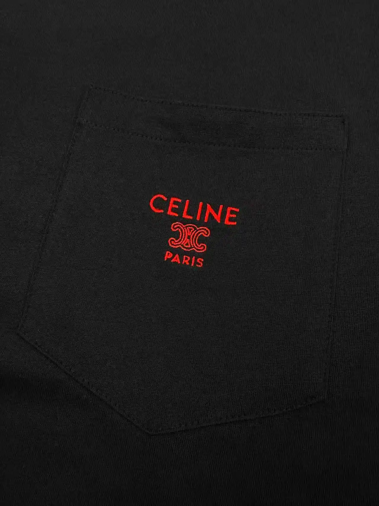 Triomphe Embroidered Pocket T-Shirt D19014253 — view 5
