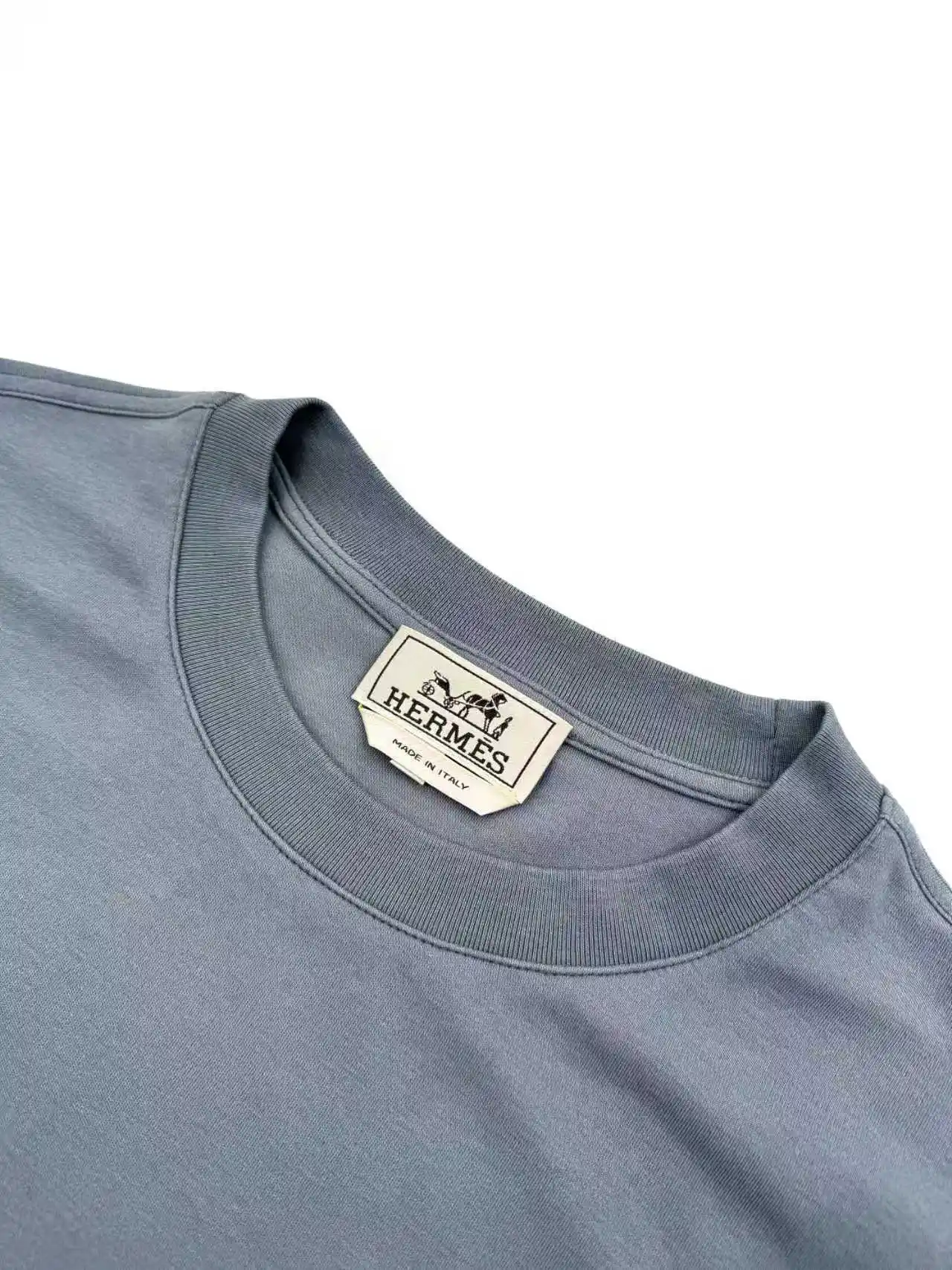 Leather Patch Cotton T-Shirt D19014249 — view 3