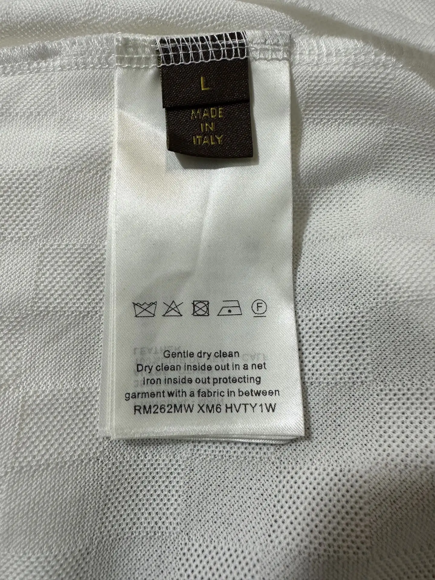Damier Jacquard Cotton-Blend Polo Shirt D19011766 — view 9