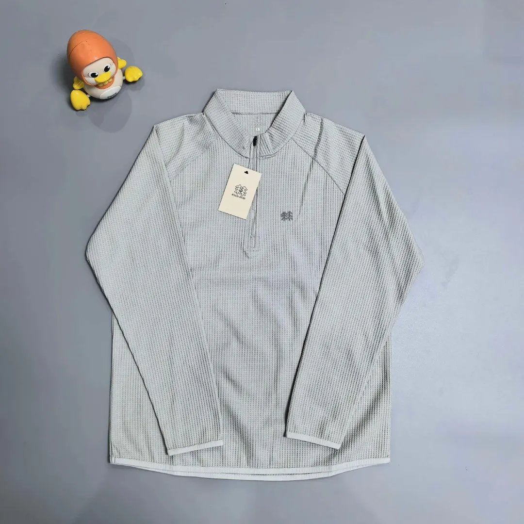 KOLON SPORT Waffle Knit Half-Zip Top D19020277