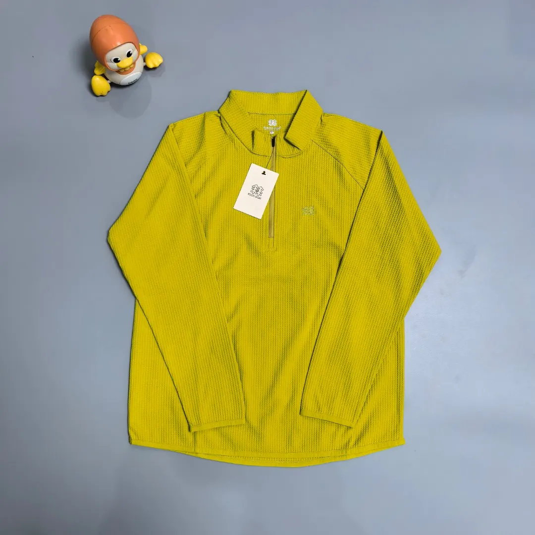 Kolon Sport Waffle-Knit Half-Zip Sweatshirt D19020278