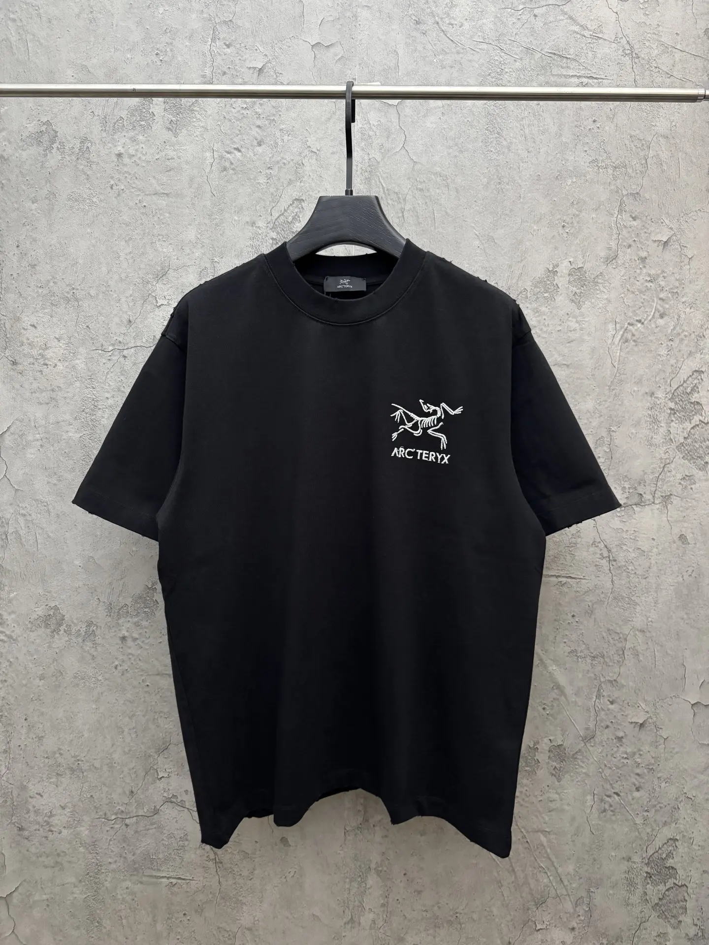Embroidered Logo UV-Reactive Cotton T-Shirt D19014277