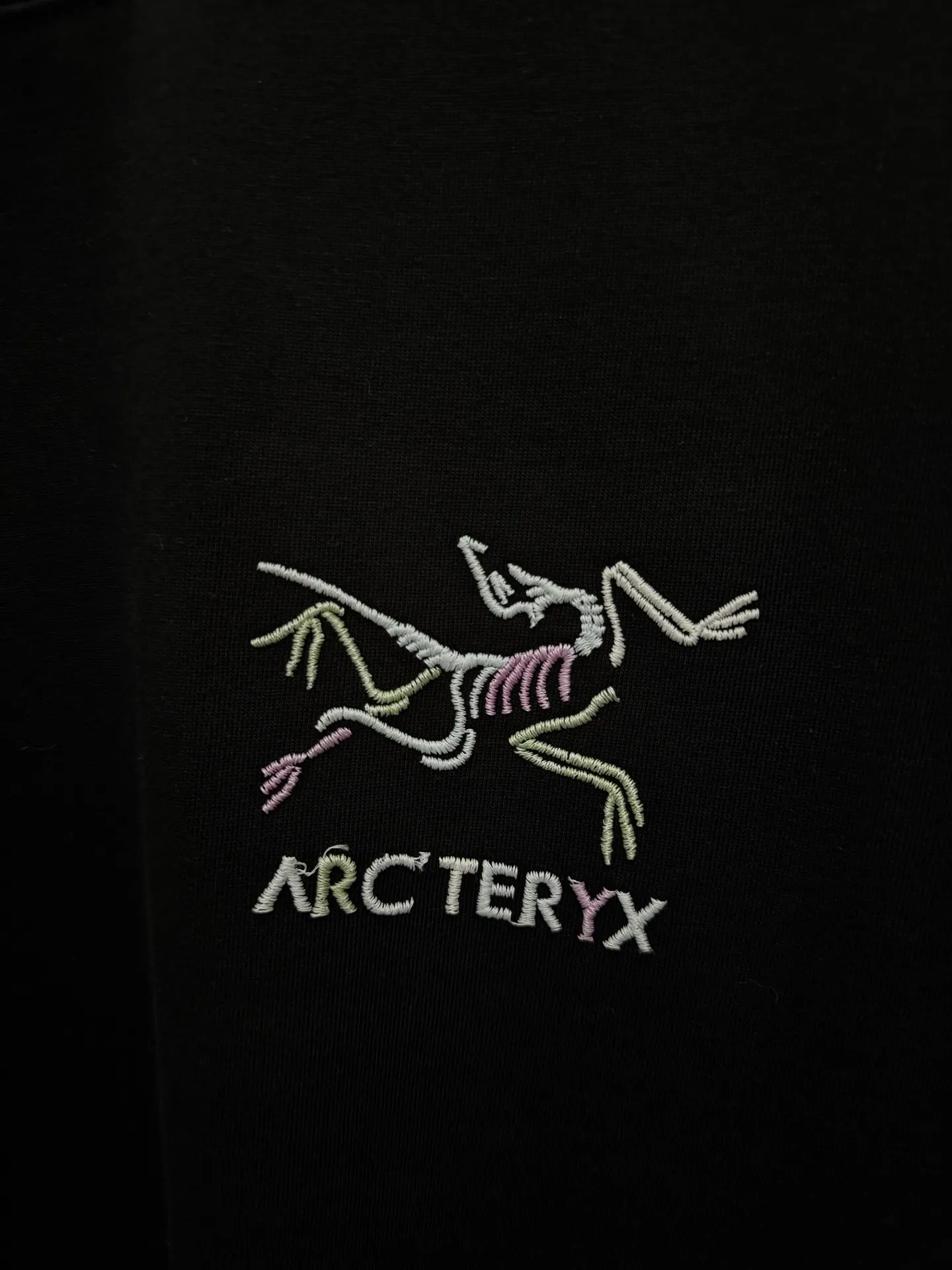 Embroidered Logo UV-Reactive Cotton T-Shirt D19014277 — view 6