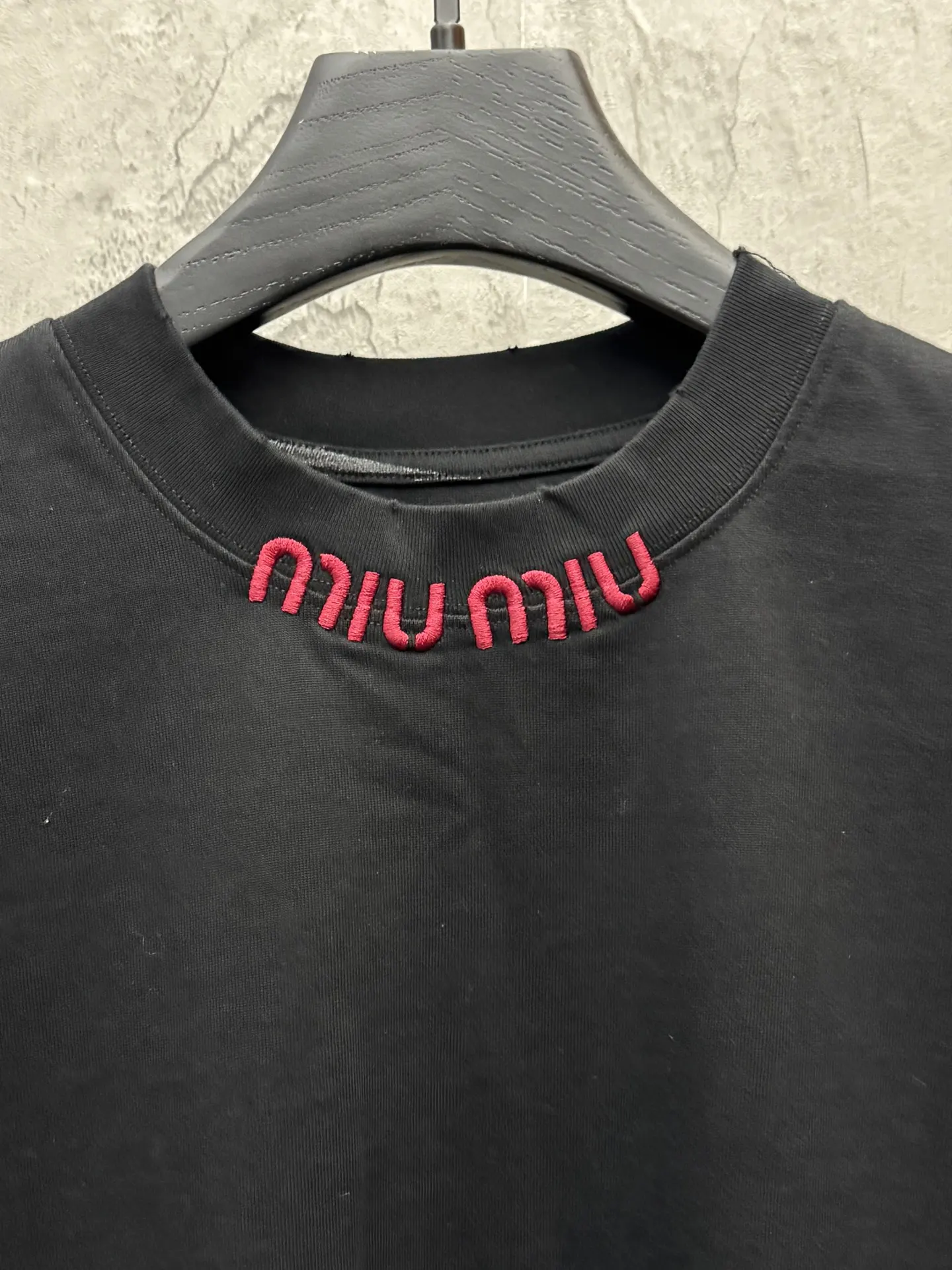 Logo Embroidered Cotton Jersey T-Shirt D19014280 — view 6