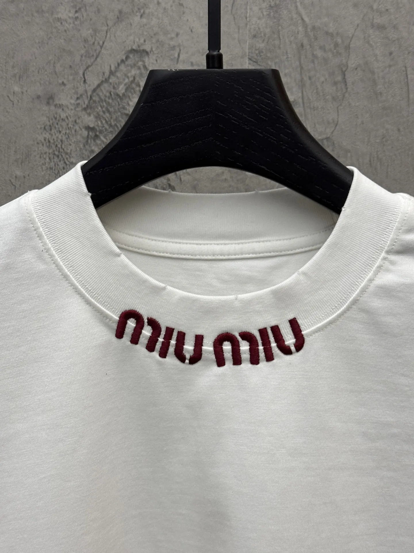Logo Embroidered Cotton Jersey T-Shirt D19014279 — view 6