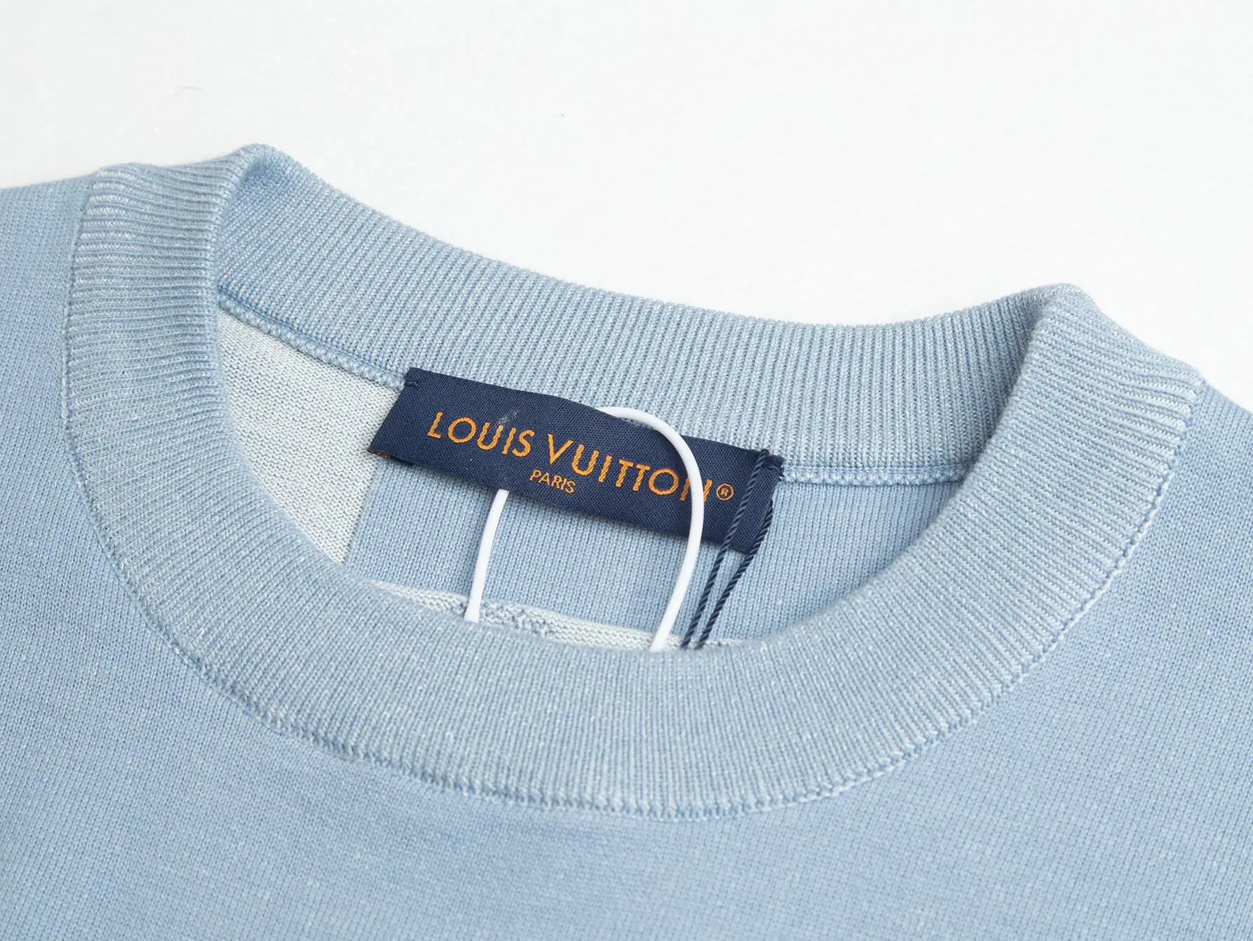 Monogram Patchwork Wool-Blend Knit T-Shirt D19011467 — view 6