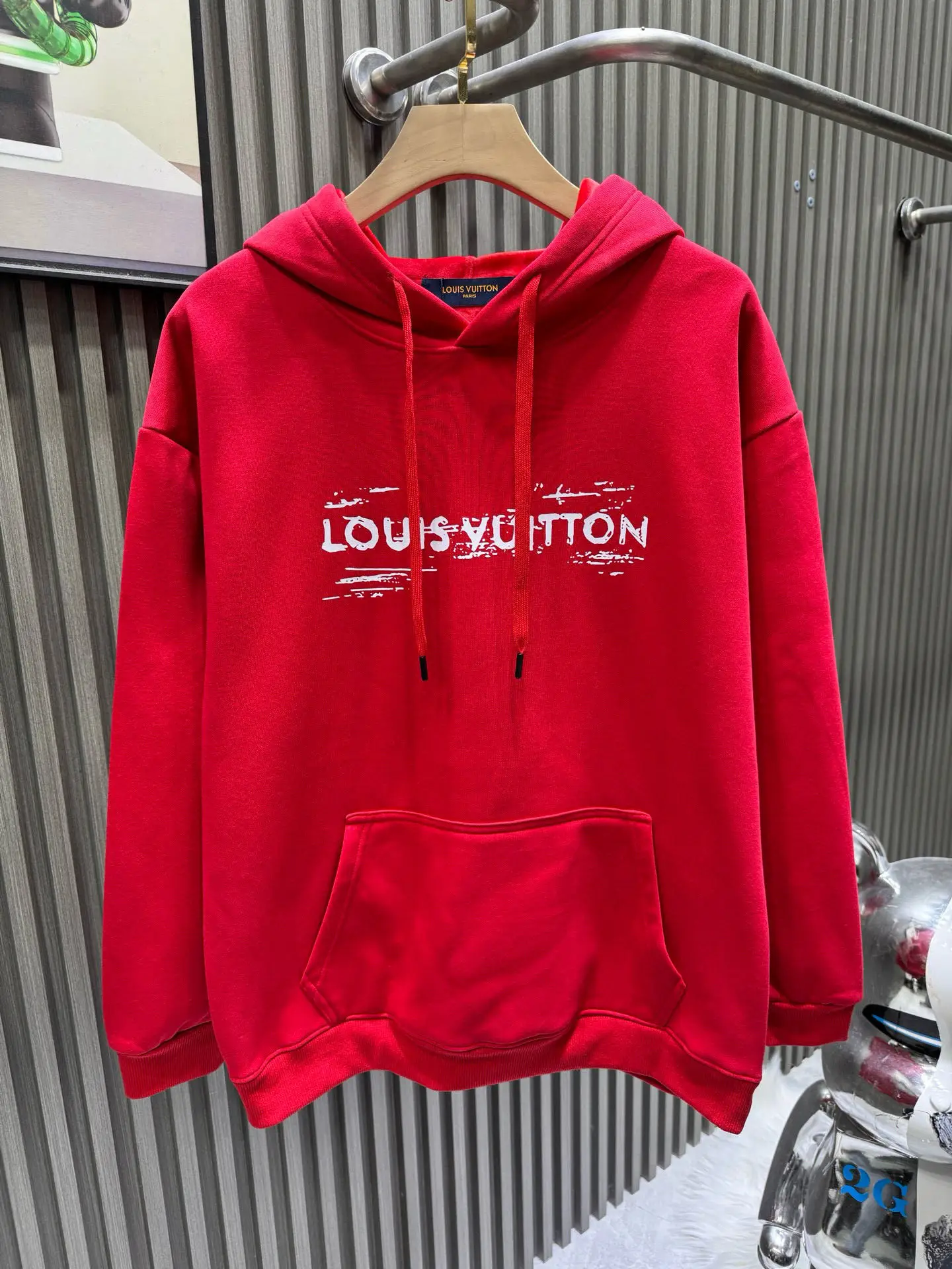 Logo Print Cotton-Blend Fleece Hoodie D19014541