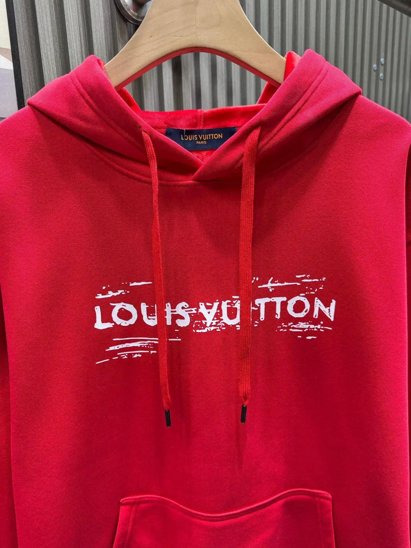 Logo Print Cotton-Blend Fleece Hoodie D19014541 — view 6