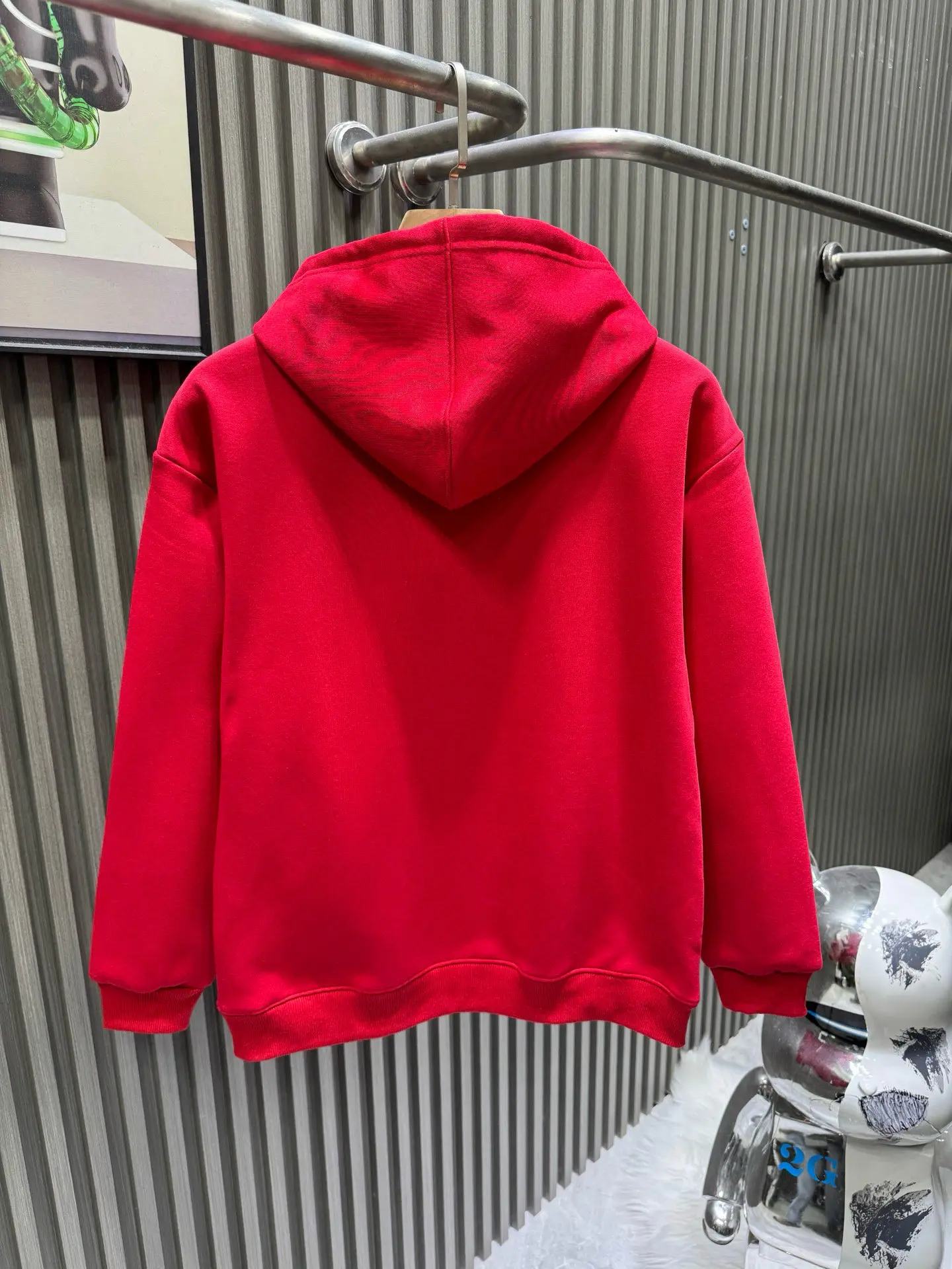 Monogram Horse Graphic Cotton Hoodie D19014542 — view 2