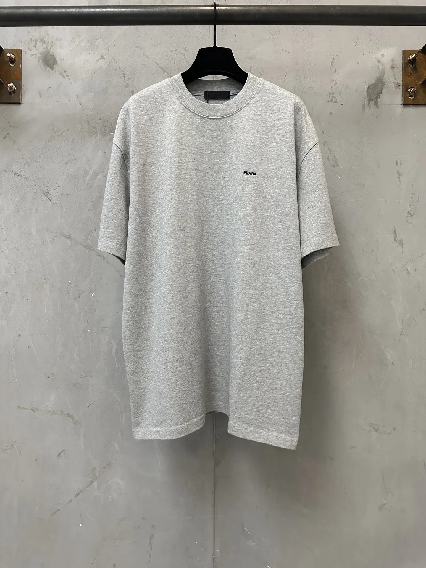 Logo-Embroidered Heavyweight Cotton T-Shirt D19011601