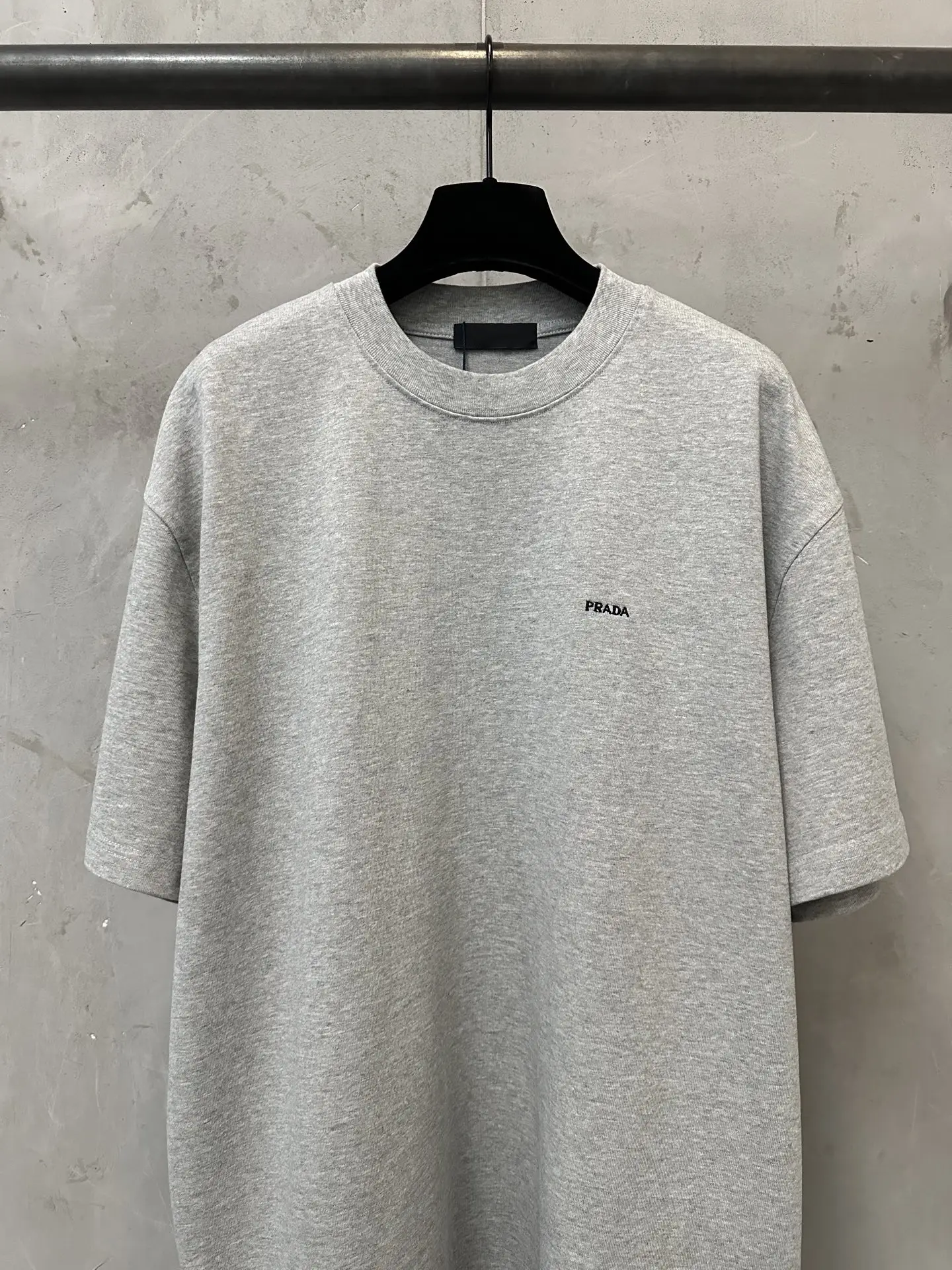 Logo-Embroidered Heavyweight Cotton T-Shirt D19011601 — view 3