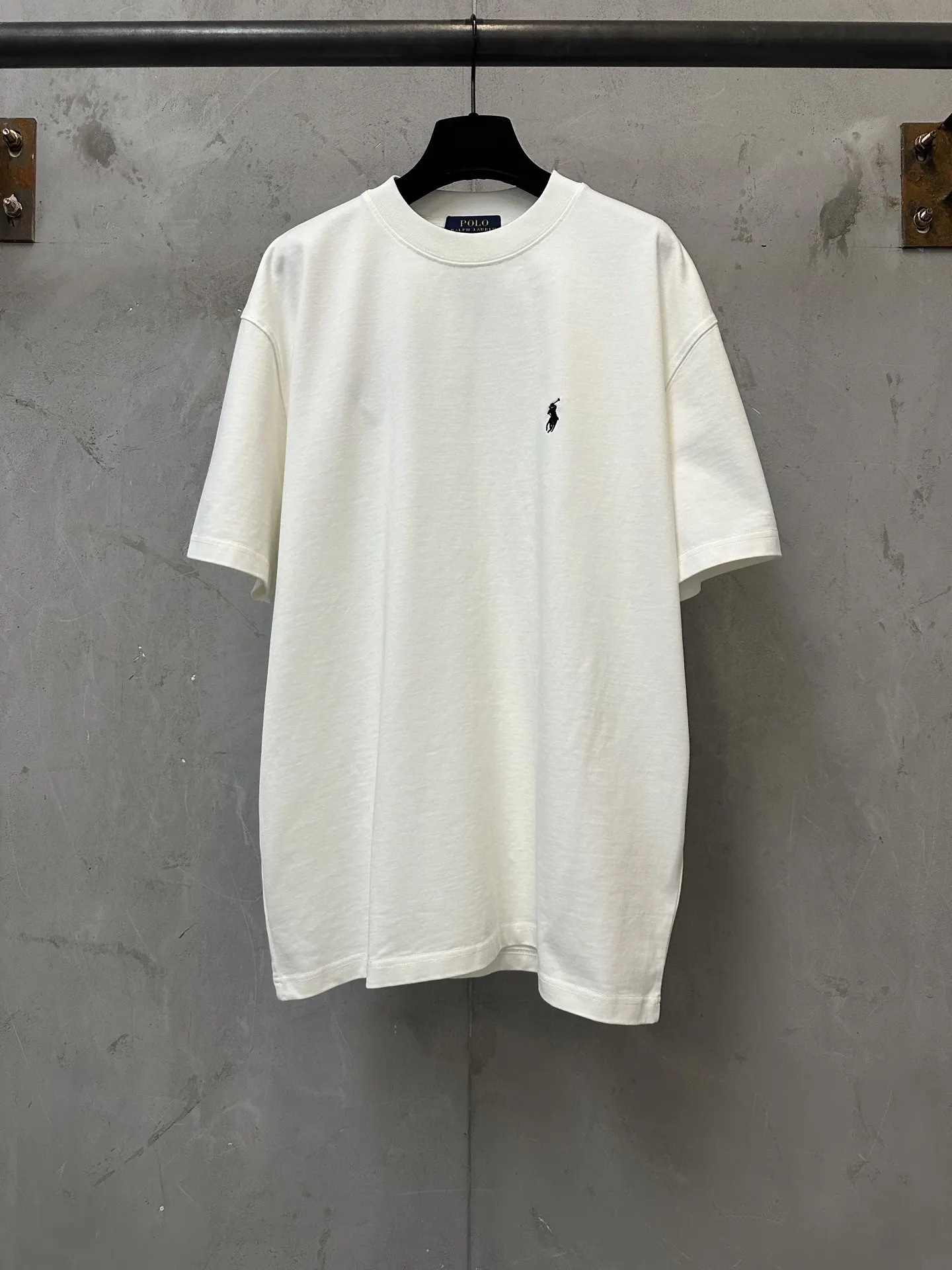 Embroidered Logo Heavyweight Cotton T-Shirt D19011585