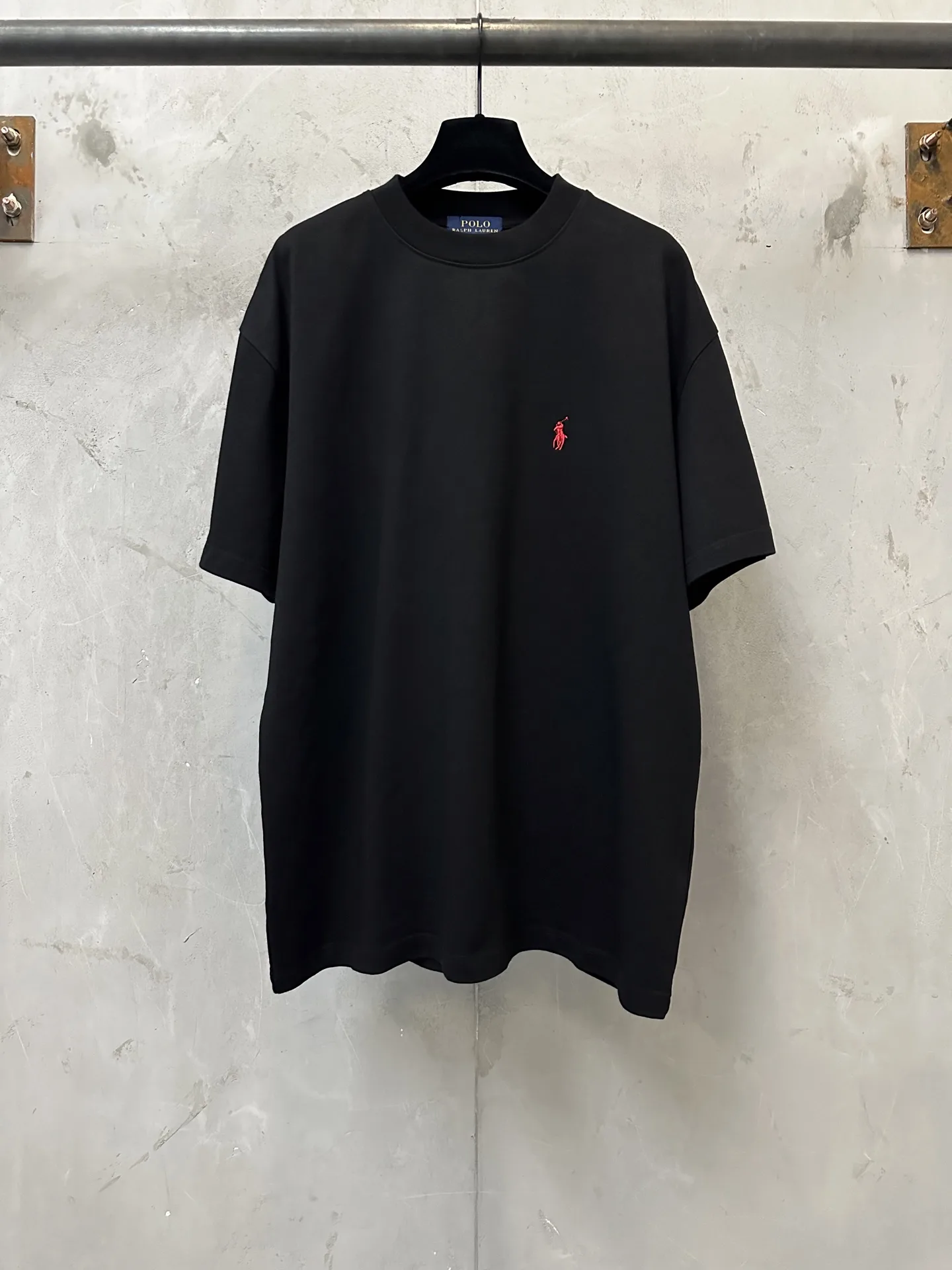 Embroidered Pony Heavyweight Cotton T-Shirt D19011584