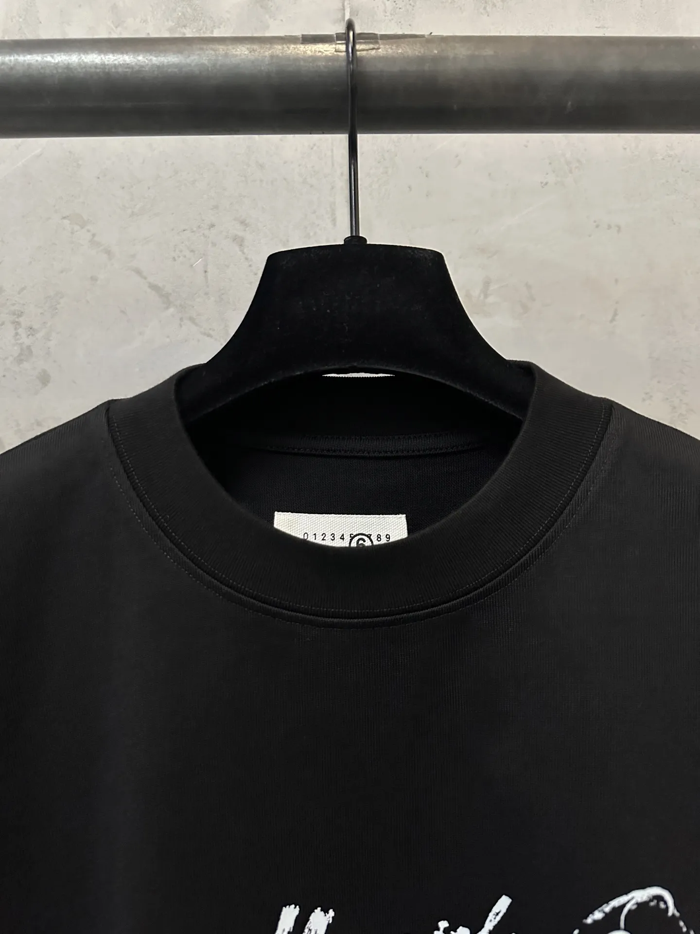 MM6 Maison Margiela Handwritten Logo Cotton T-Shirt D19011583 — view 5