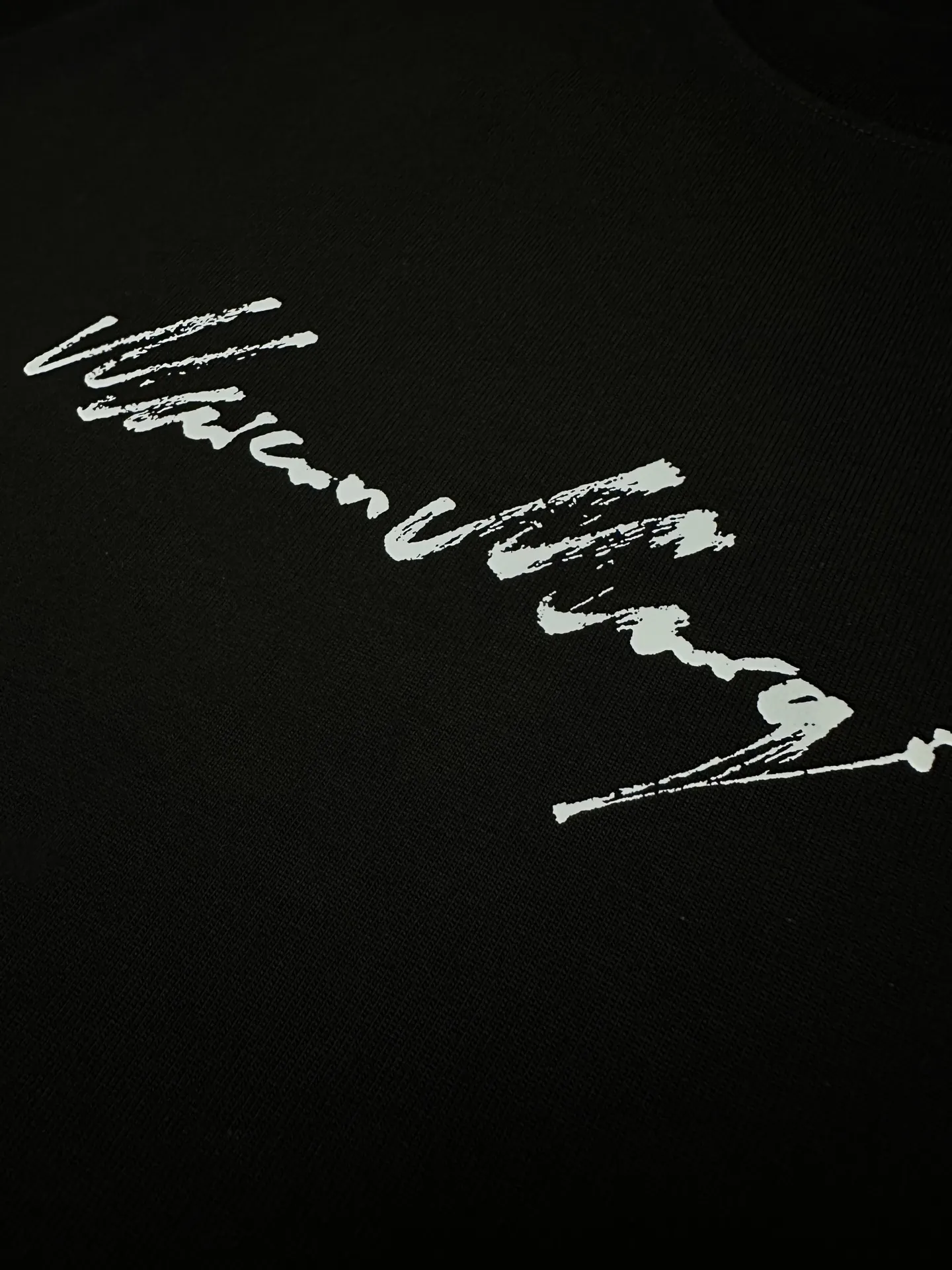 MM6 Maison Margiela Handwritten Logo Cotton T-Shirt D19011583 — view 7