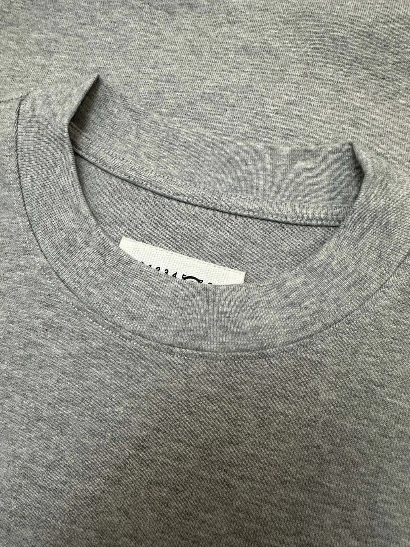 MM6 Handwritten Logo Heavyweight Cotton T-Shirt D19011582 — view 6