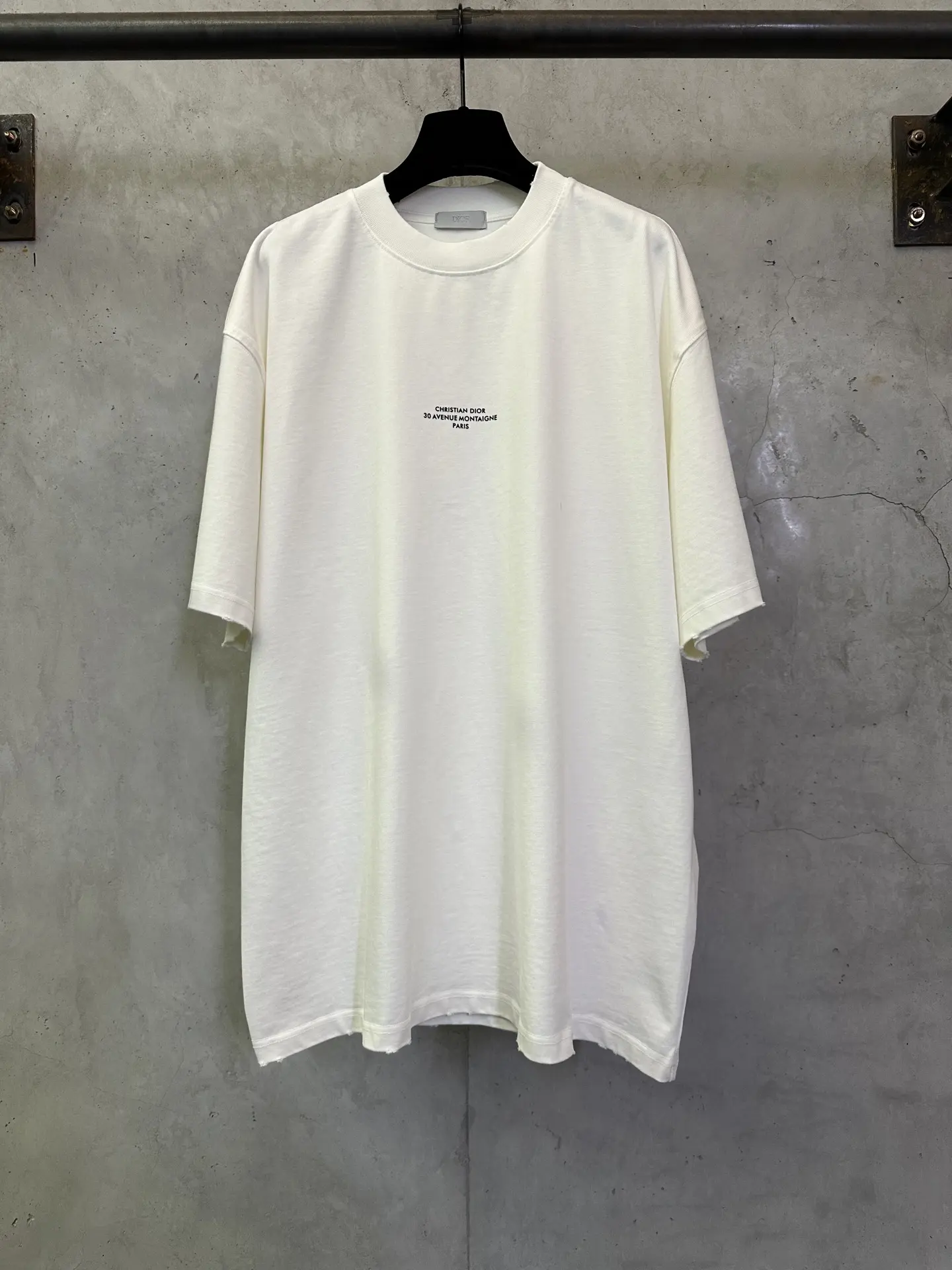 Dior Montaigne Logo Print Cotton T-Shirt D19011620