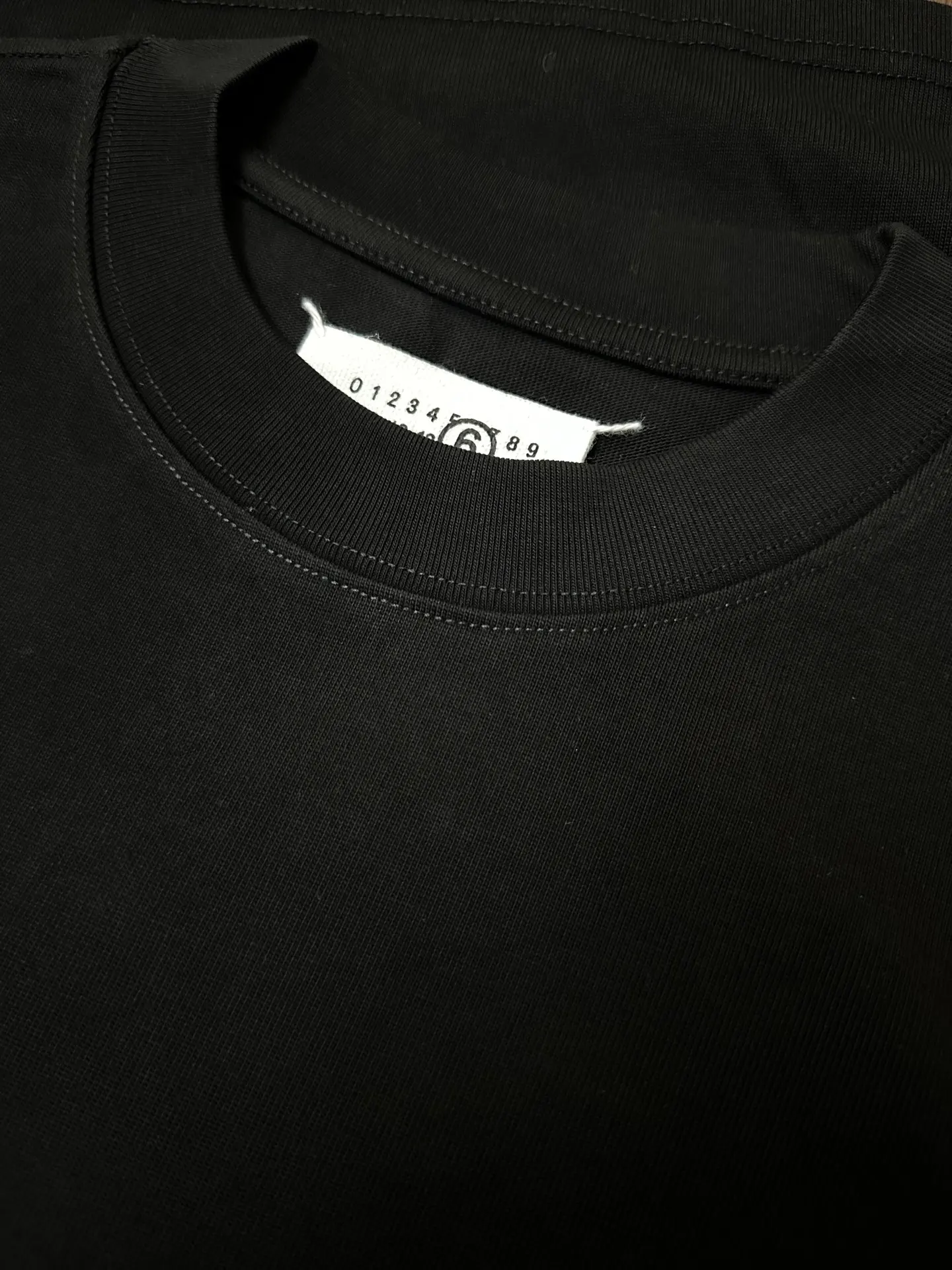 MM6 Maison Margiela Logo Embroidered Heavyweight T-Shirt D19011572 — view 6