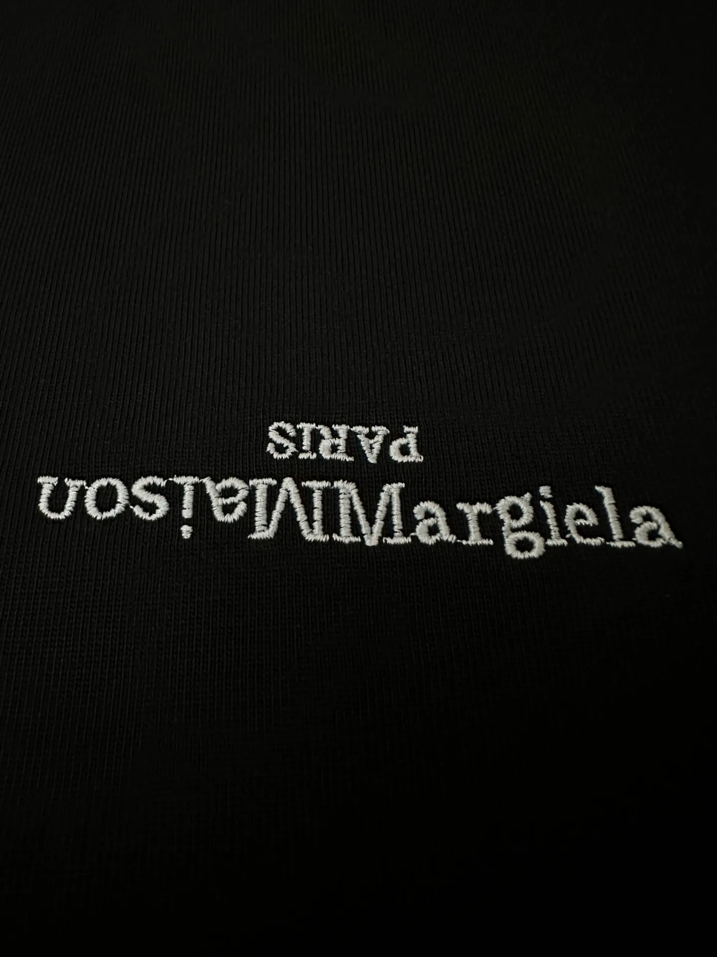 MM6 Maison Margiela Logo Embroidered Heavyweight T-Shirt D19011572 — view 7