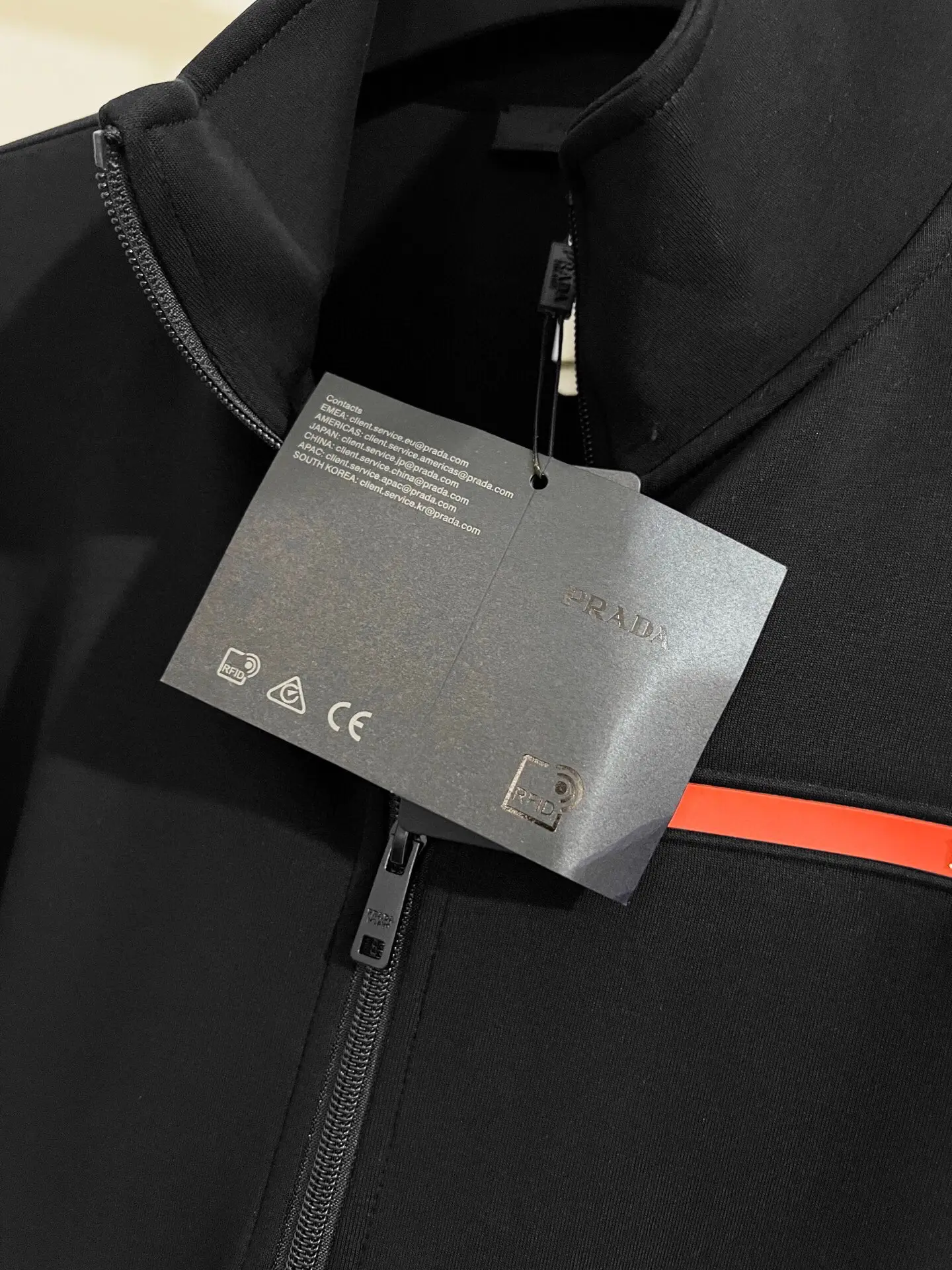 Logo-Patch Zip-Up Track Jacket D19516454 — view 8